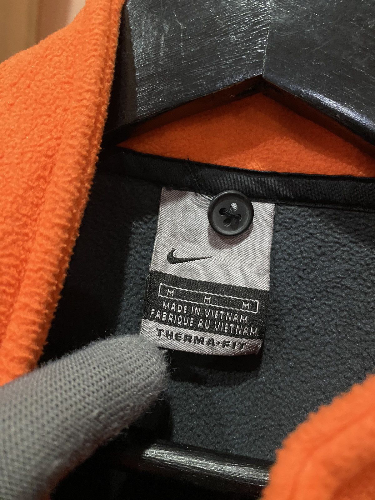 Nike NIKE THERMA-FIT ORANGE FLEECE VEST (MEN’S M) Size US M / EU 48-50 / 2 - 4 Thumbnail
