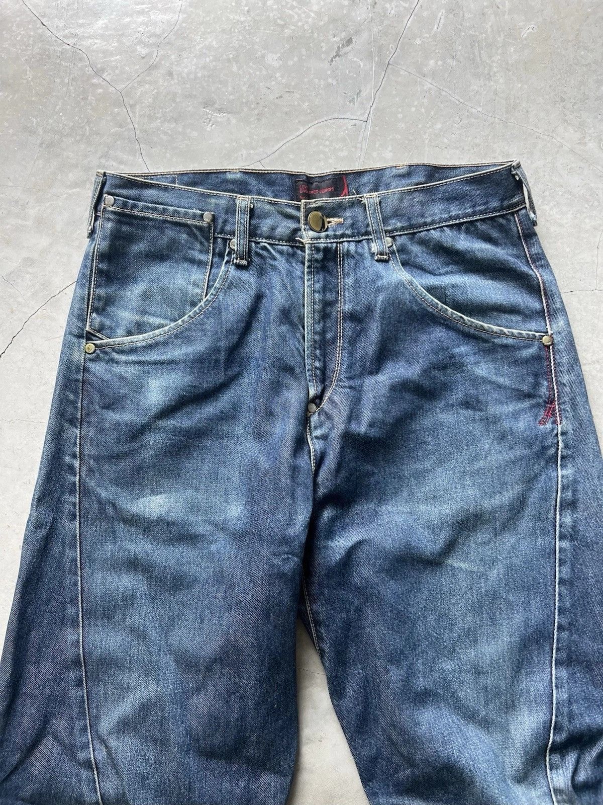Levi's Levis Engineered Jeans Buckleback Tag W32 Actual 30.5x31.5 Size US 32 / EU 48 - 2 Thumbnail