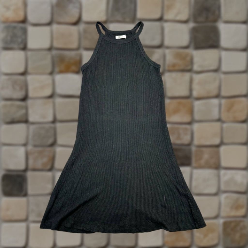 Madewell Madewell Dress Xs Womens Black Ribbed Knit Size XS / US 0-2 / IT 36-38 - 1 Thumbnail
