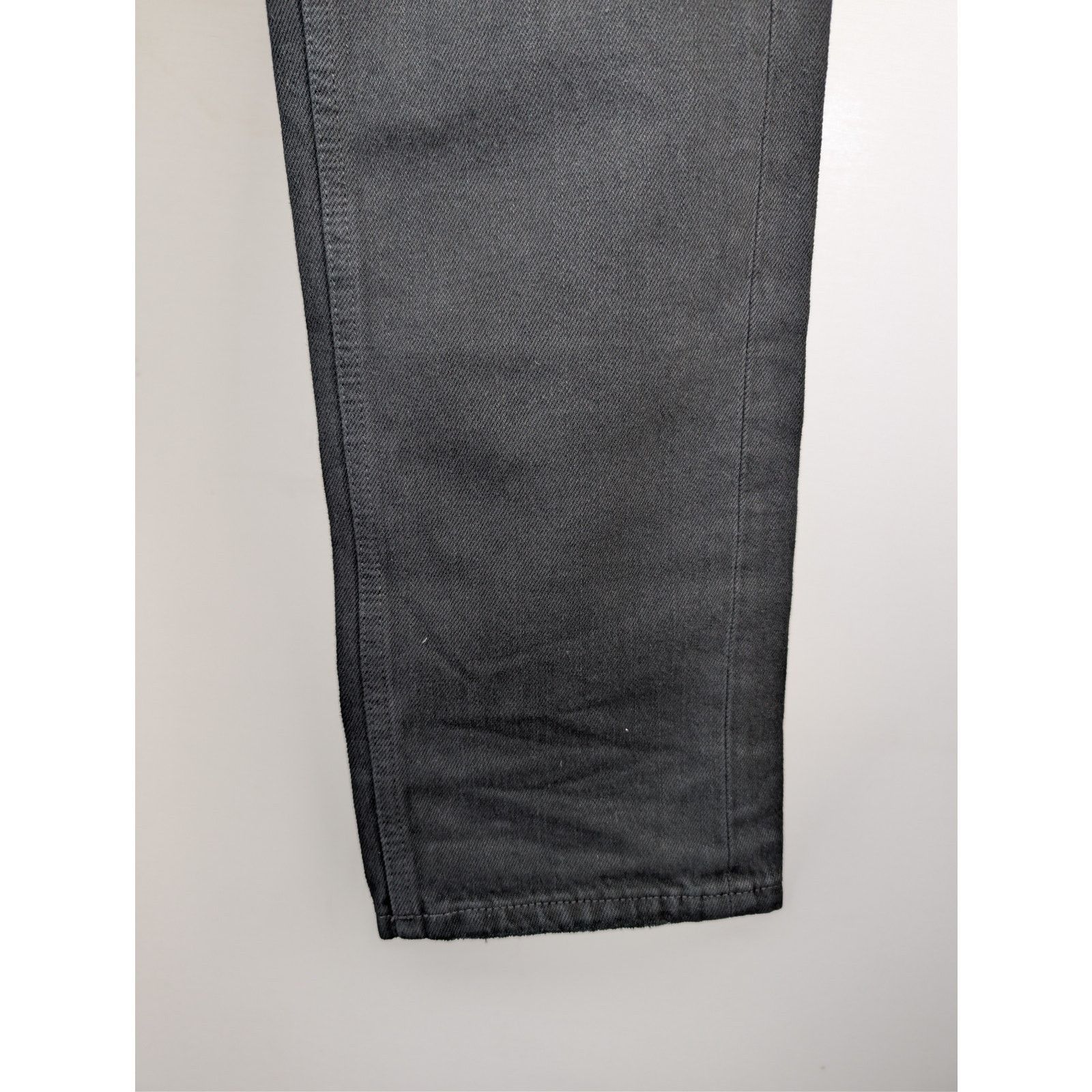 Saint Laurent Paris o1rshd1 Straight Baggy Denim Jeans in Oklahoma Black Size US 29 - 8 Thumbnail