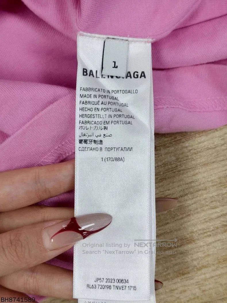 Balenciaga Balenciaga Solid Logo Print Short Sleeve. Size US L / EU 52-54 / 3 - 9 Thumbnail
