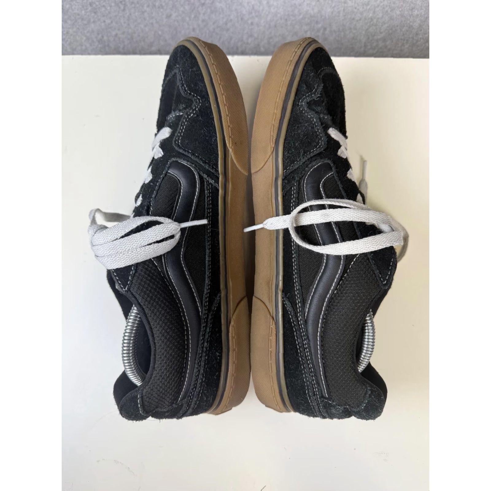 Vans VANS Sneakers Caldrone Black Low Top Suede Lace Up Mens 12 Shoe Athletic Vans Shoes Black Mens Size 12 Size US L / EU 52-54 / 3 - 6 Thumbnail