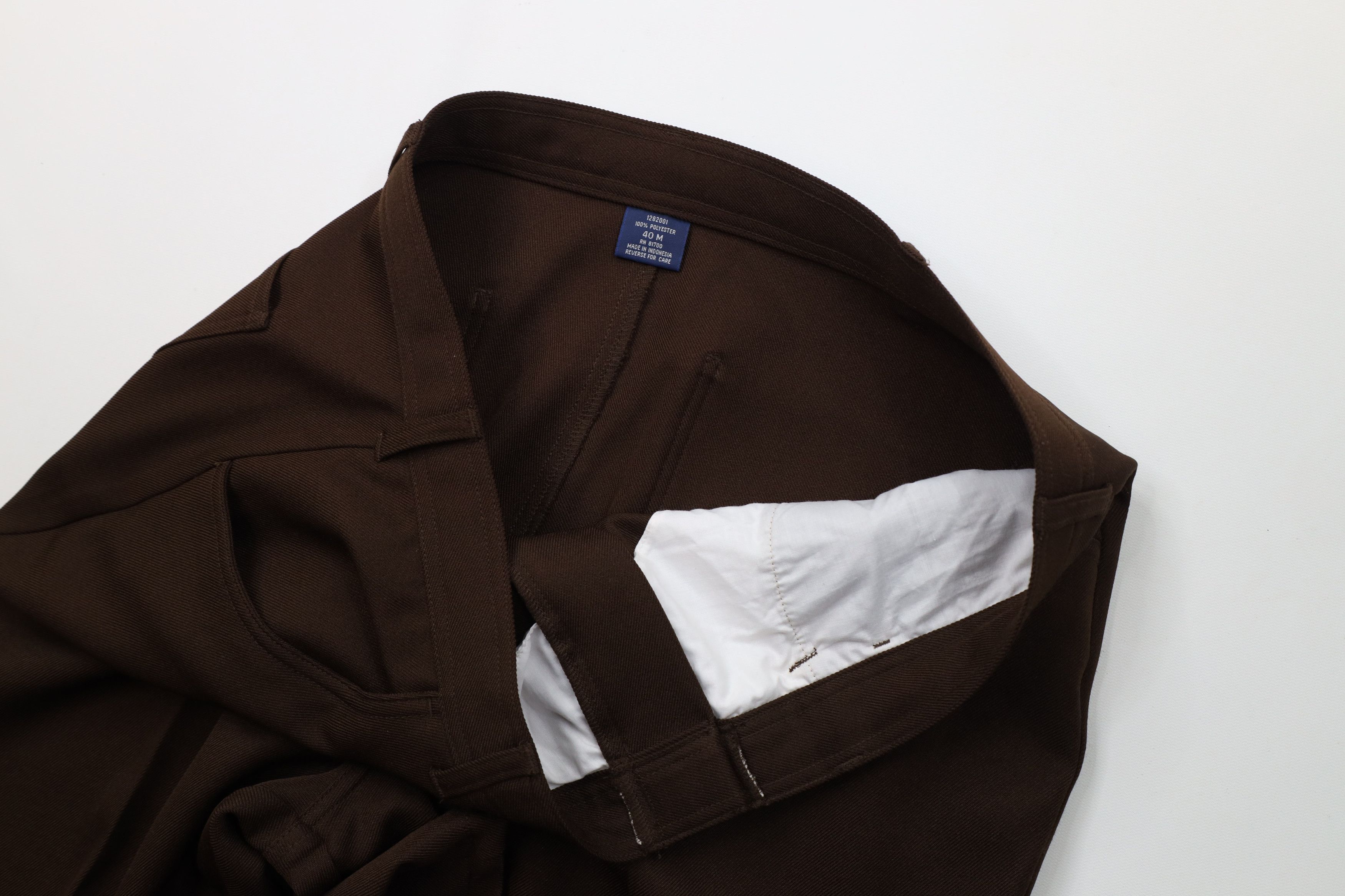 Vintage Vintage 90s Streetwear Knit Wide Leg Chino Pants Brown Size US 40 / EU 56 - 7 Thumbnail