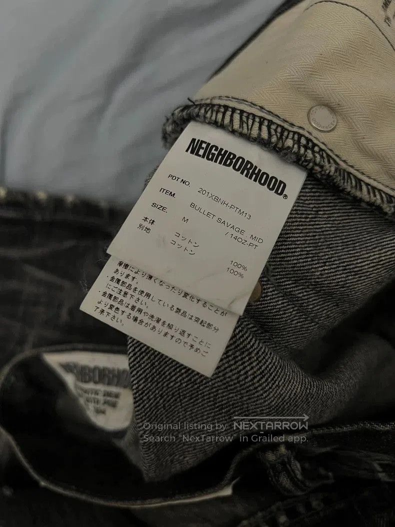 Neighborhood NEIGHBORHOOD 20SS Bullet Savage Jeans. Size US 29 - 5 Thumbnail
