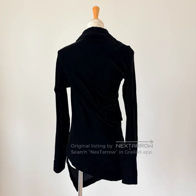 Comme des Garcons Comme Des Garcons Vintage Black Velvet Twisted Deconstruct Size S / US 4 / IT 40 - 5 Thumbnail