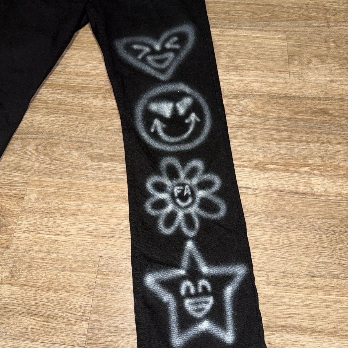 Other Fashion Arcade spraypaint denim Size US 36 / EU 52 - 2 Thumbnail
