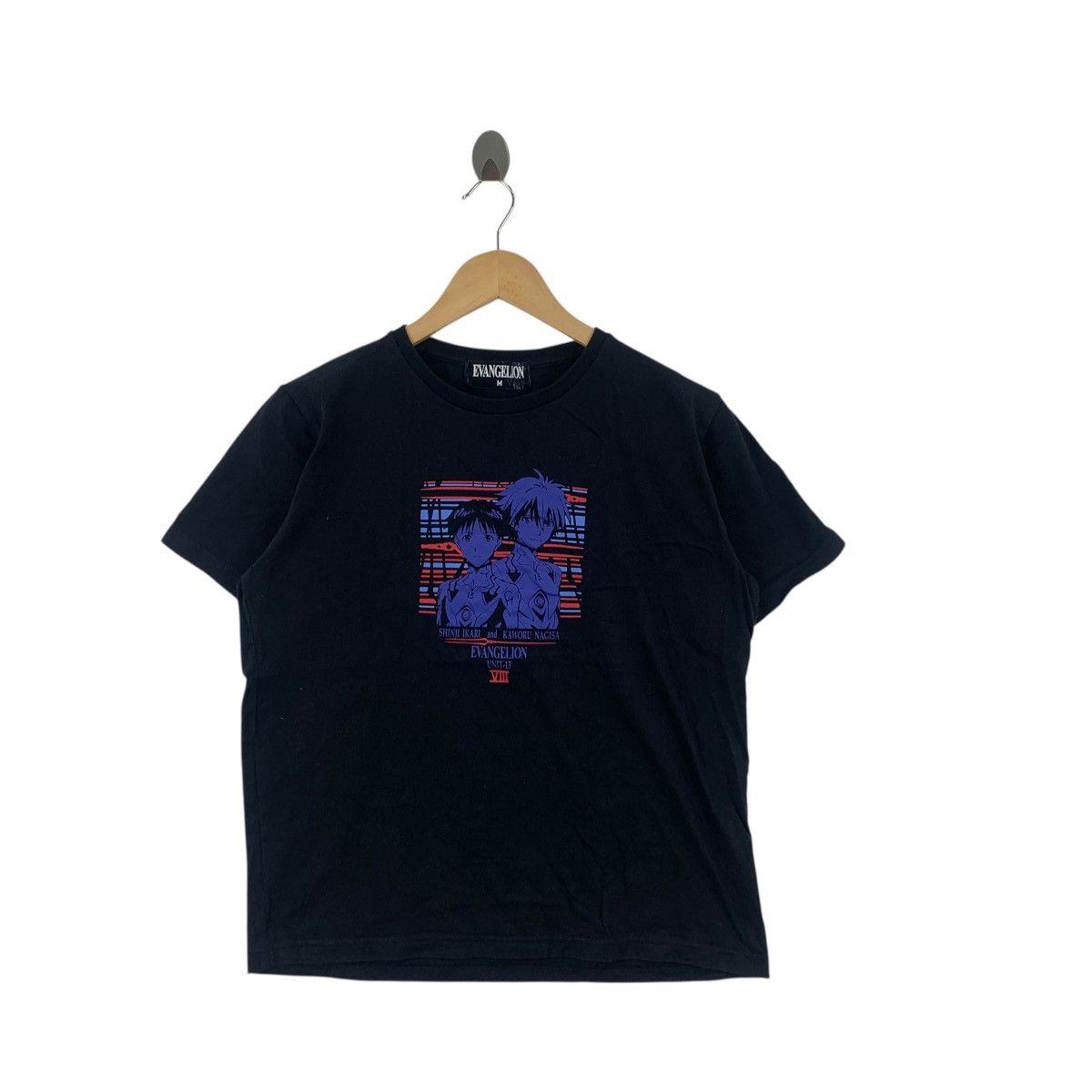 Band Tees EVANGELION ANIME KAWORU NAGISA Shinji Hikari Tee Shirt Top Size US M / EU 48-50 / 2 - 3 Thumbnail