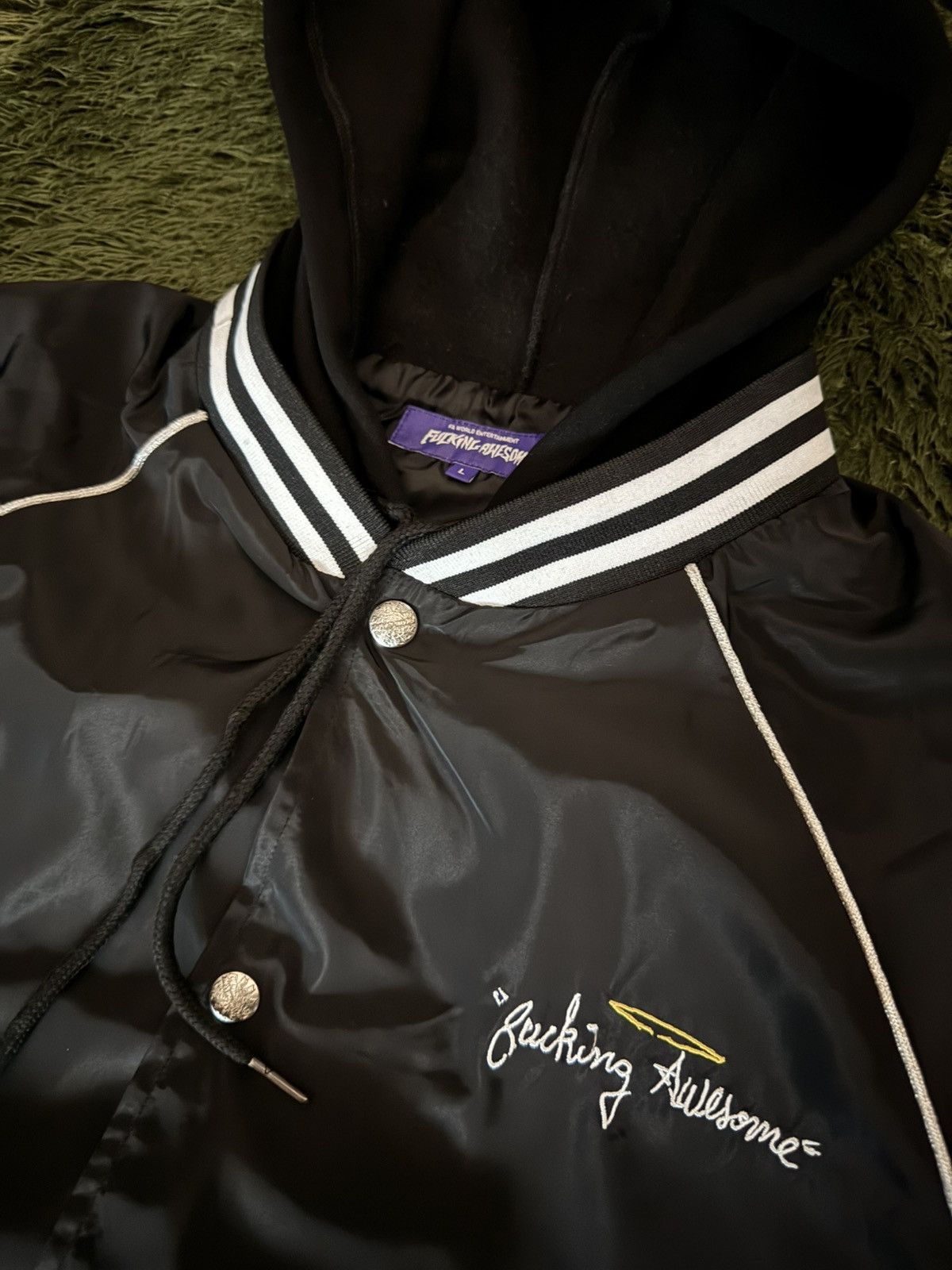 Fucking Awesome [L] Fucking Awesome R.I.P. Bandit Lightweight Stadium Jacket Size US L / EU 52-54 / 3 - 3 Thumbnail