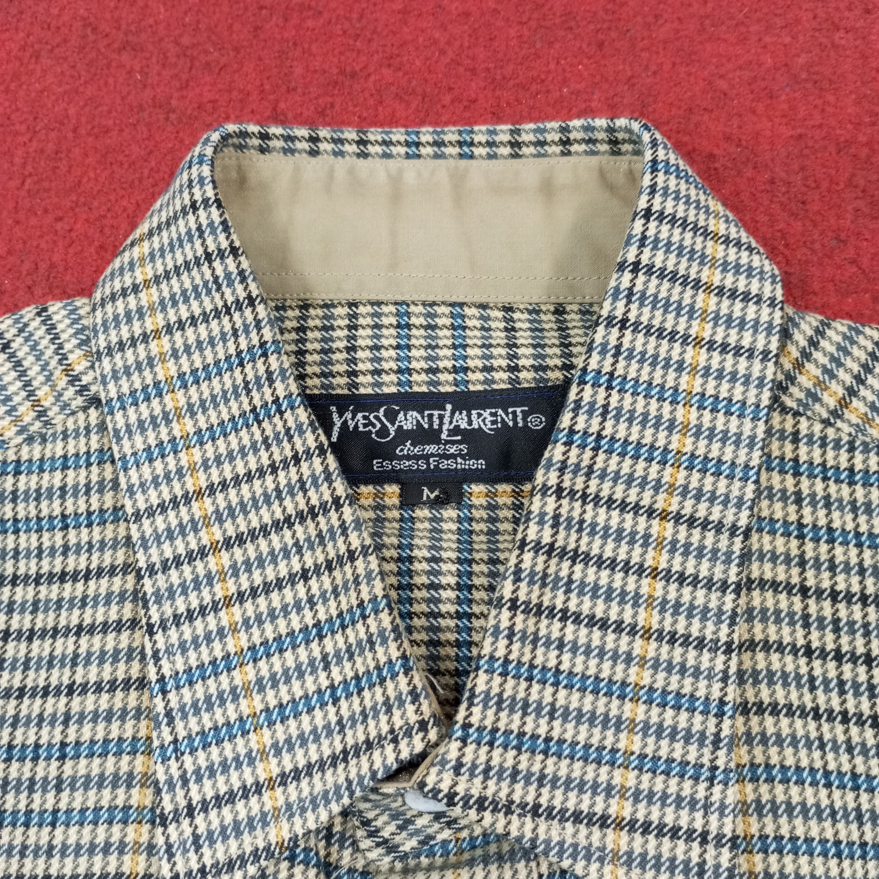Vintage × Yves Saint Laurent Yves Saint Laurent Fashion Brand Double Pocket Shirt Size US M / EU 48-50 / 2 - 4 Thumbnail