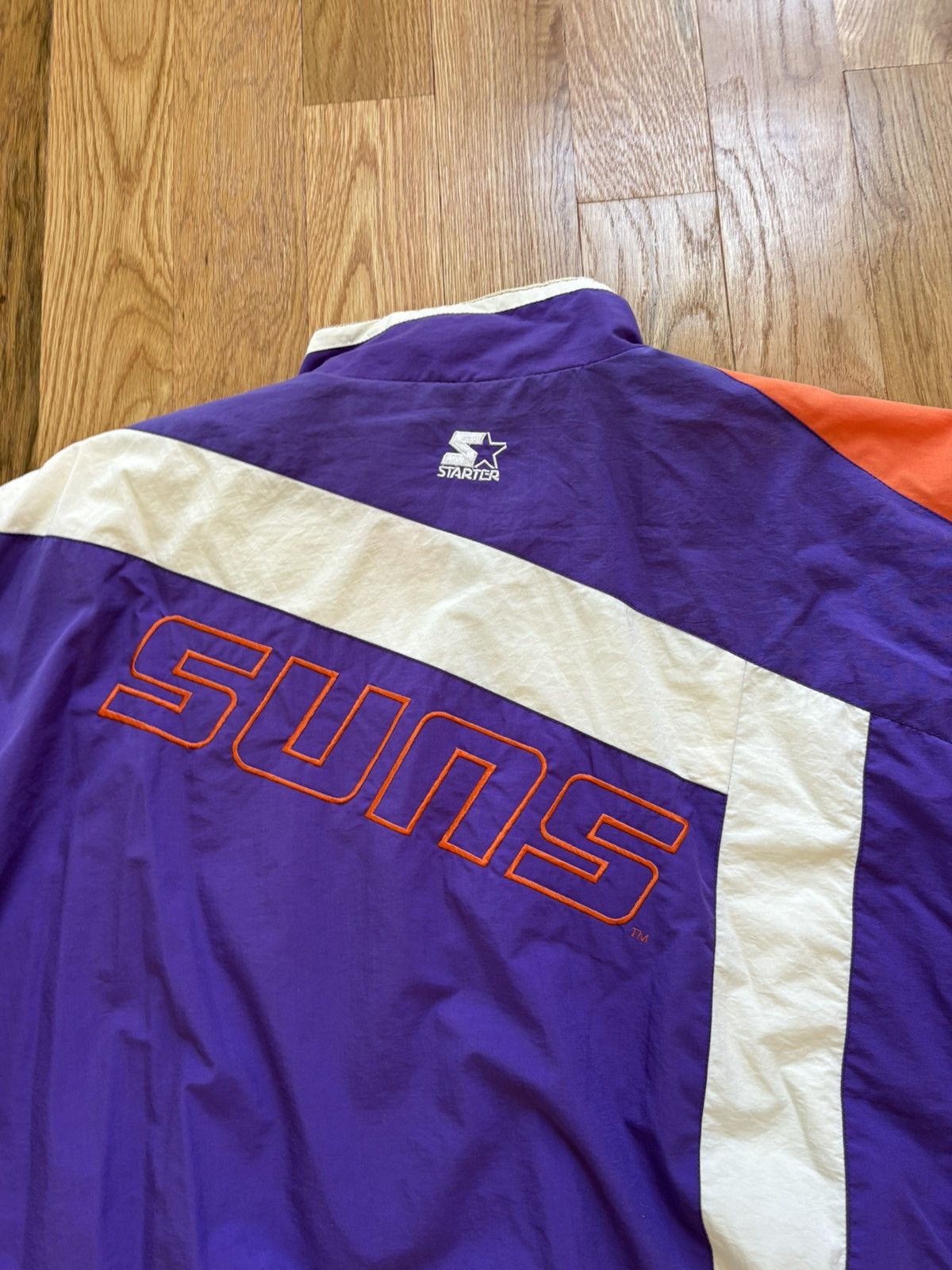 Starter Phoenix Suns NBA Starter Vintage 90s Nylon Windbreaker XL Size US XL / EU 56 / 4 - 12 Thumbnail