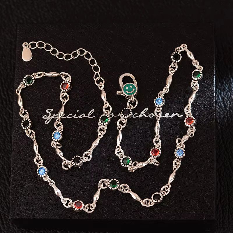 Jewelry Multicolor Zircons Sweater Necklace Size ONE SIZE - 2 Thumbnail