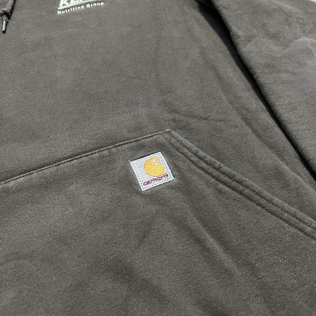 Carhartt Vintage Carhartt Hoodie Sweatshirt Brown Faded Workwear Y2K Size US M / EU 48-50 / 2 - 5 Thumbnail