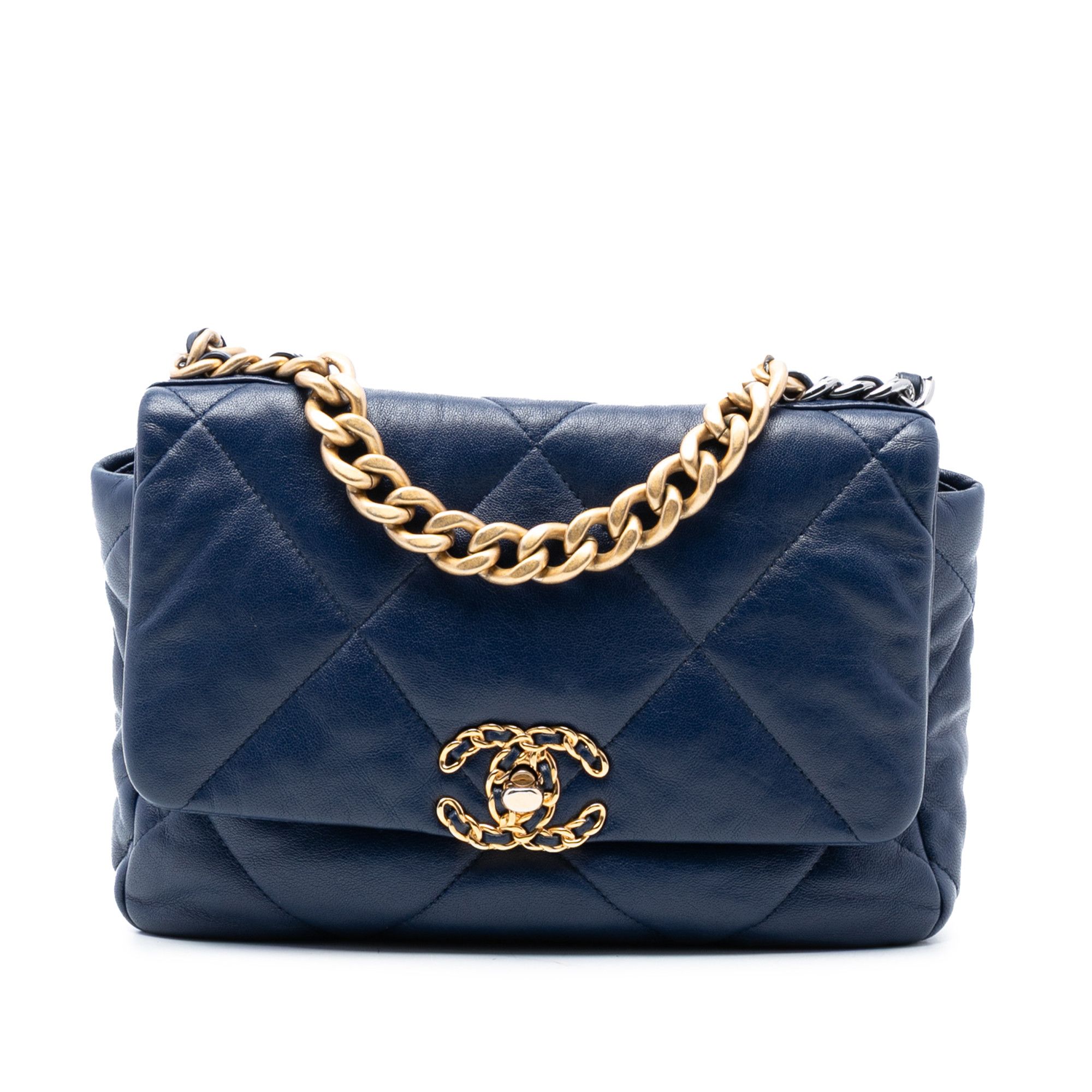 Chanel Chanel Medium Lambskin 19 Flap Size ONE SIZE - 1 Thumbnail