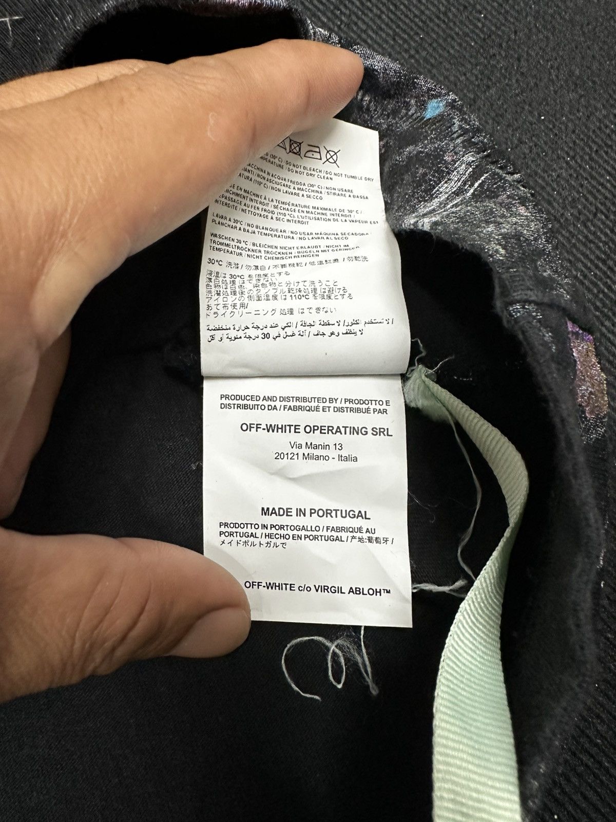 Off-White × Virgil Abloh Off-White Galaxy Brush Tee Size US M / EU 48-50 / 2 - 6 Thumbnail