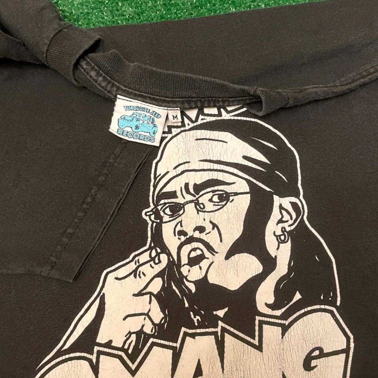 VINTAGE 90s Y2K Yung Humma Lemme Smang It Rap Tee Promo VTG Shirt Mens Size M Black Mens 90s Hip Hop Music T-Shirt