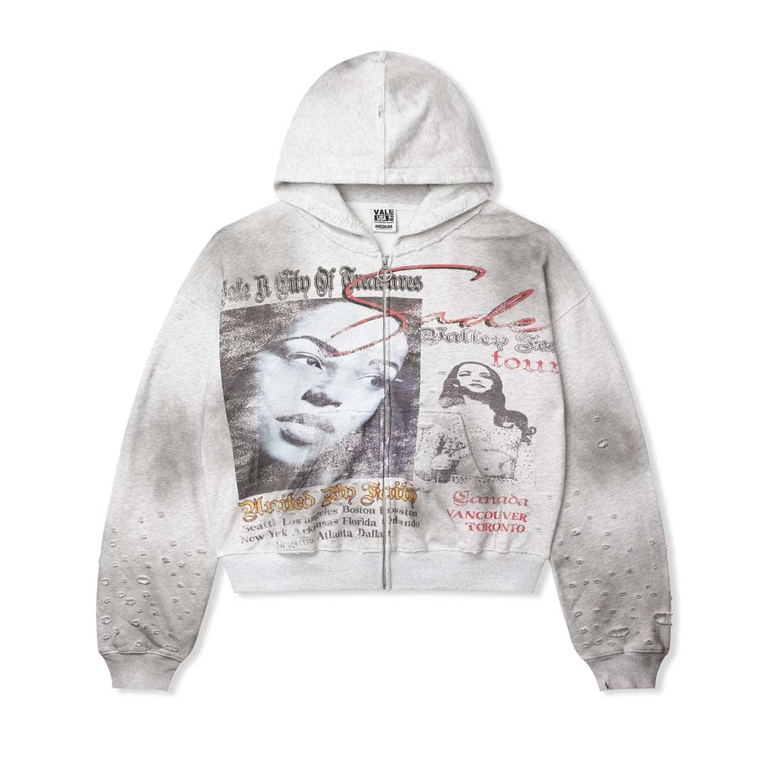 Vale Forever Fest Zip Up Hoodie Grey Size US XL / EU 56 / 4 - 1 Thumbnail