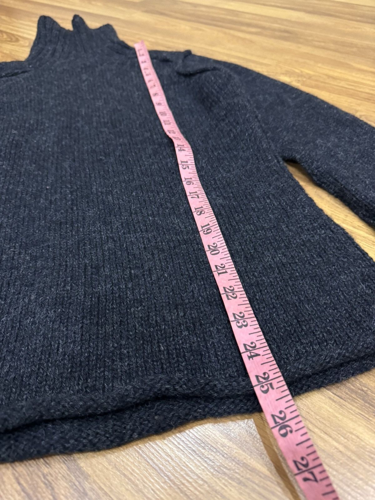 Yuji Yamada YUJI FABRICWORK PURE WOOL KNITTED SWEATER Size US M / EU 48-50 / 2 - 3 Thumbnail