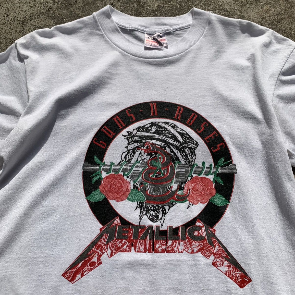 Band Tees (1992) Metallica Guns N Roses Faith No More Tour Size US XL / EU 56 / 4 - 1 Thumbnail