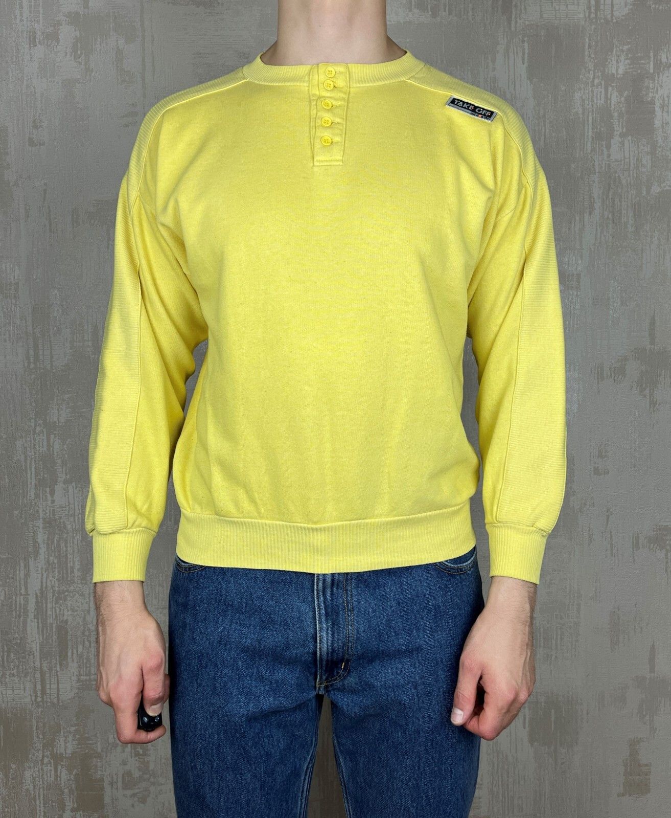 Adidas 90's Adidas TAKE OFF Vintage Henley Sweatshirt Size US XS / EU 42 / 0 - 2 Thumbnail