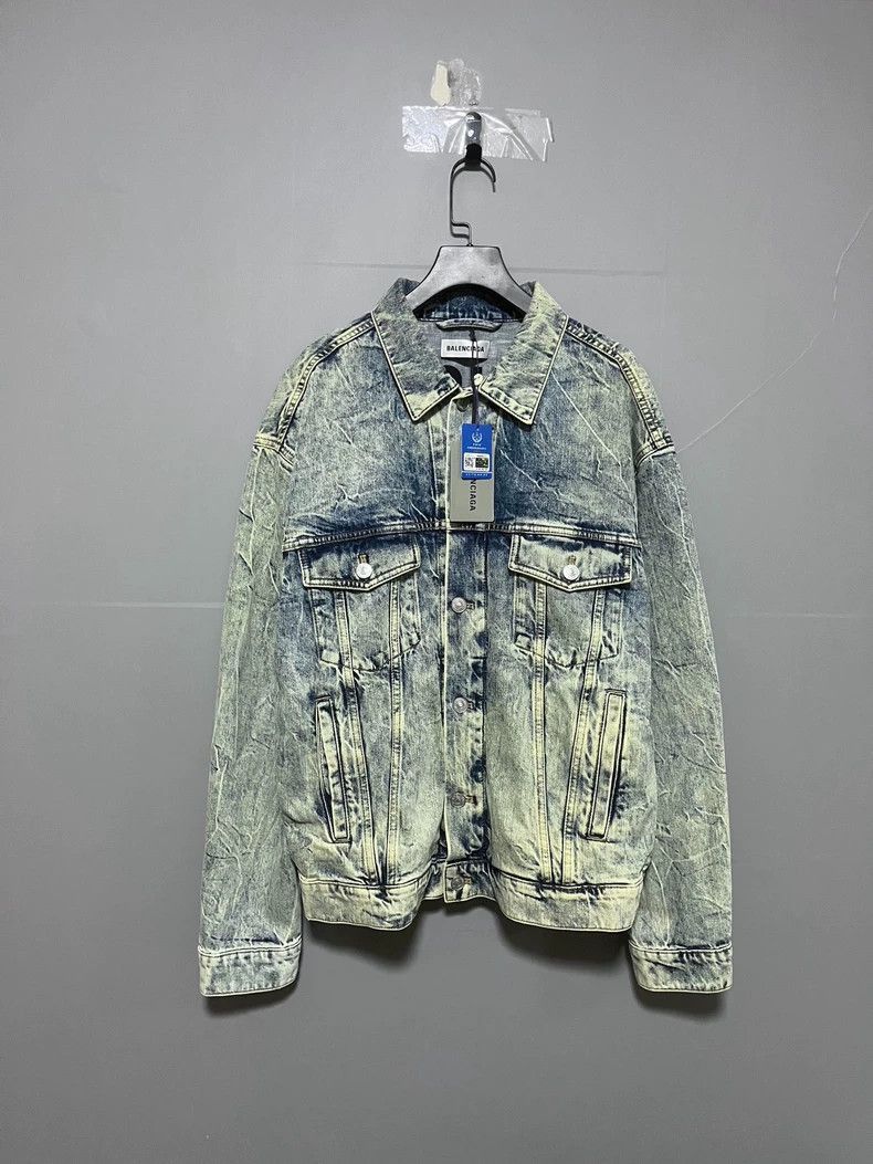 Balenciaga Balenciaga logo on the back of denim jacket-2506 Size US XS / EU 42 / 0 - 2 Thumbnail