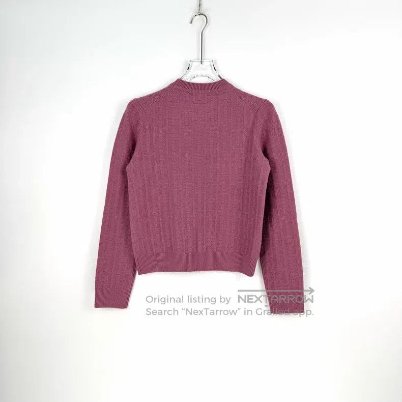 Hermes Hermes Pink Purple Full H Wool Sweater Size S / US 4 / IT 40 - 4 Thumbnail
