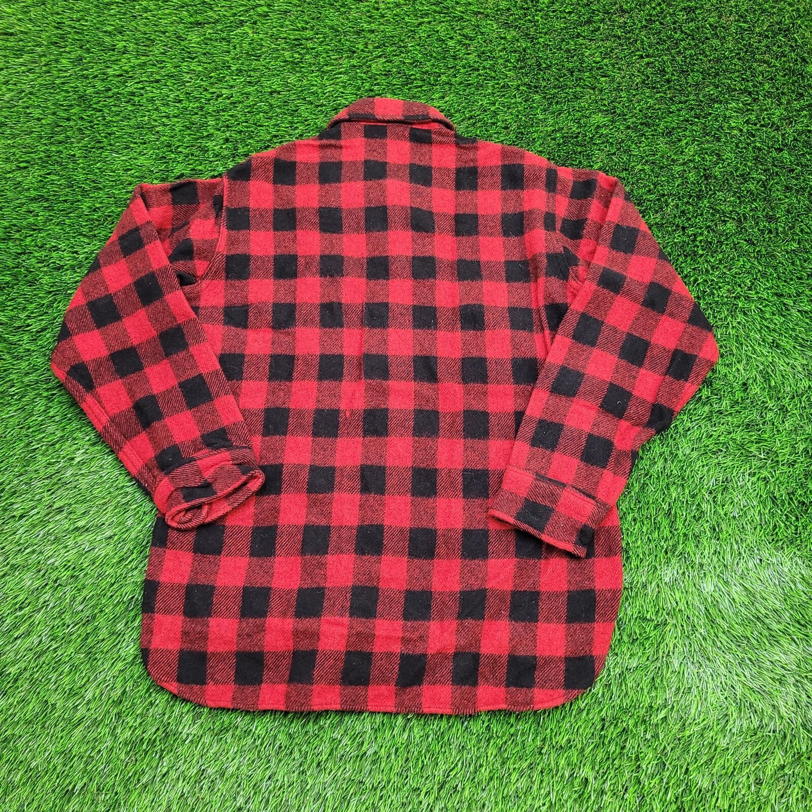 Woolrich Woolen Mills VTG Woolrich Flannel Shirt Medium Buffalo Plaid Wool USA Size US M / EU 48-50 / 2 - 2 Thumbnail
