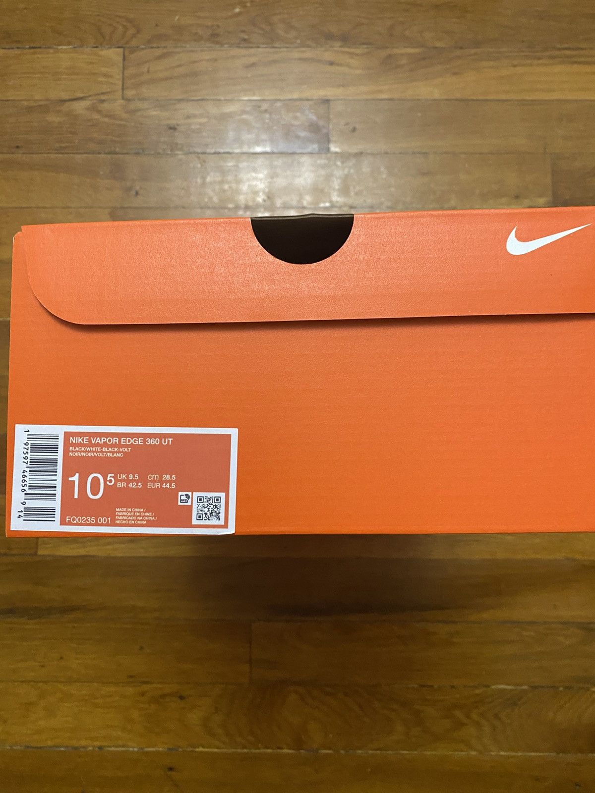 Nike Size 10.5 - Nike Vapor Edge 360 Untouchable Black Men’s Size US 10.5 / EU 43-44 - 10 Thumbnail