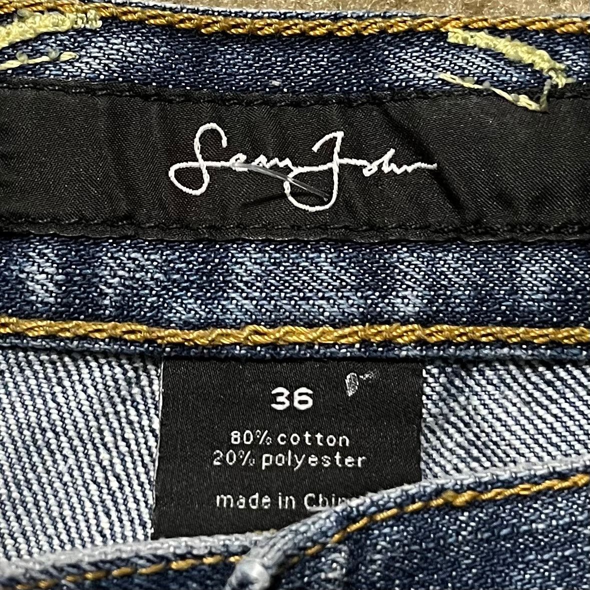 Sean John Sean John Y2K Baggy Skater Painted Embroidered Blue Jeans Size US 36 / EU 52 - 3 Thumbnail