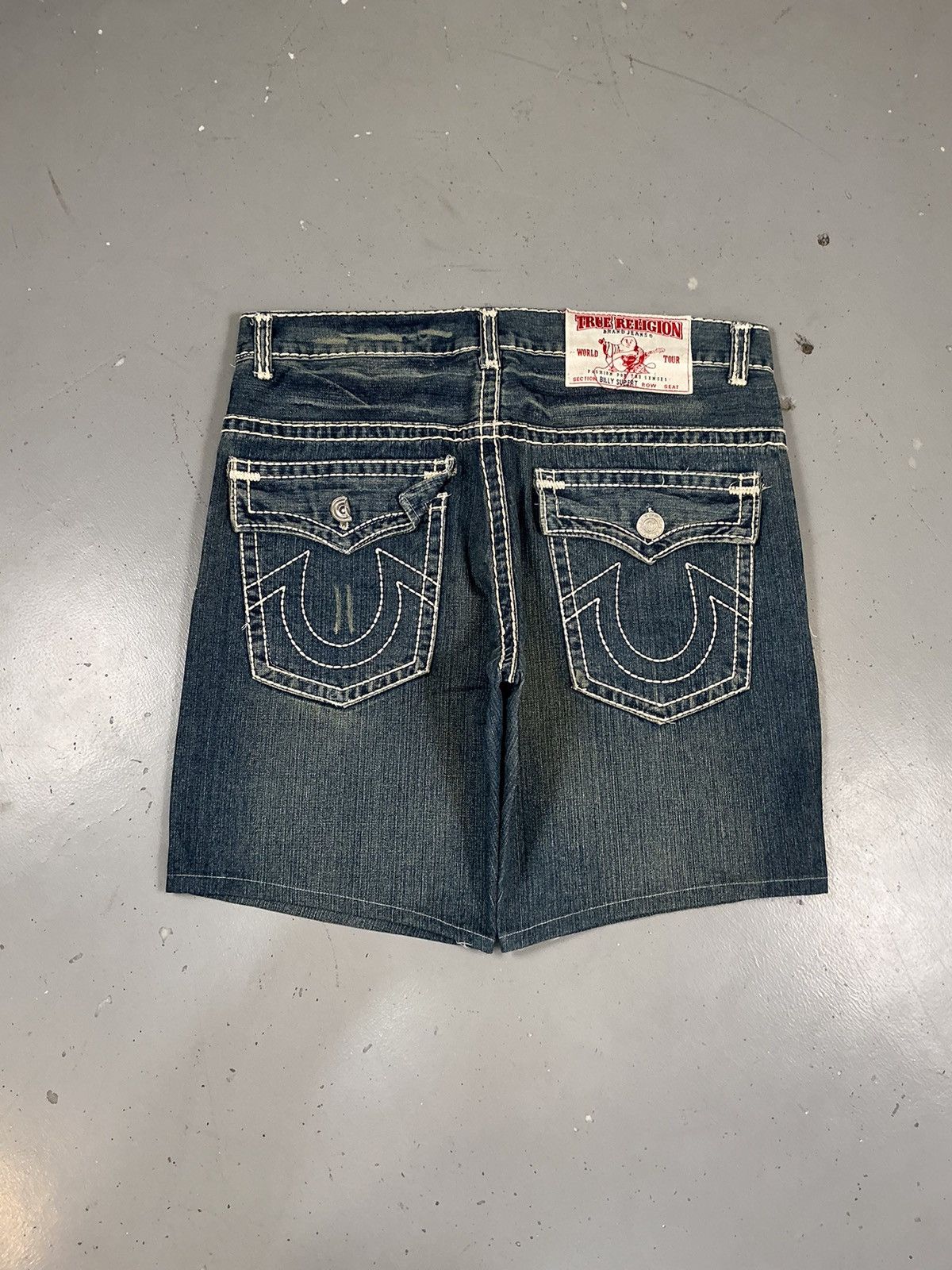 True Religion × Vintage Vintage true religion Billy super T denim jort Size US 40 / EU 56 - 1 Thumbnail