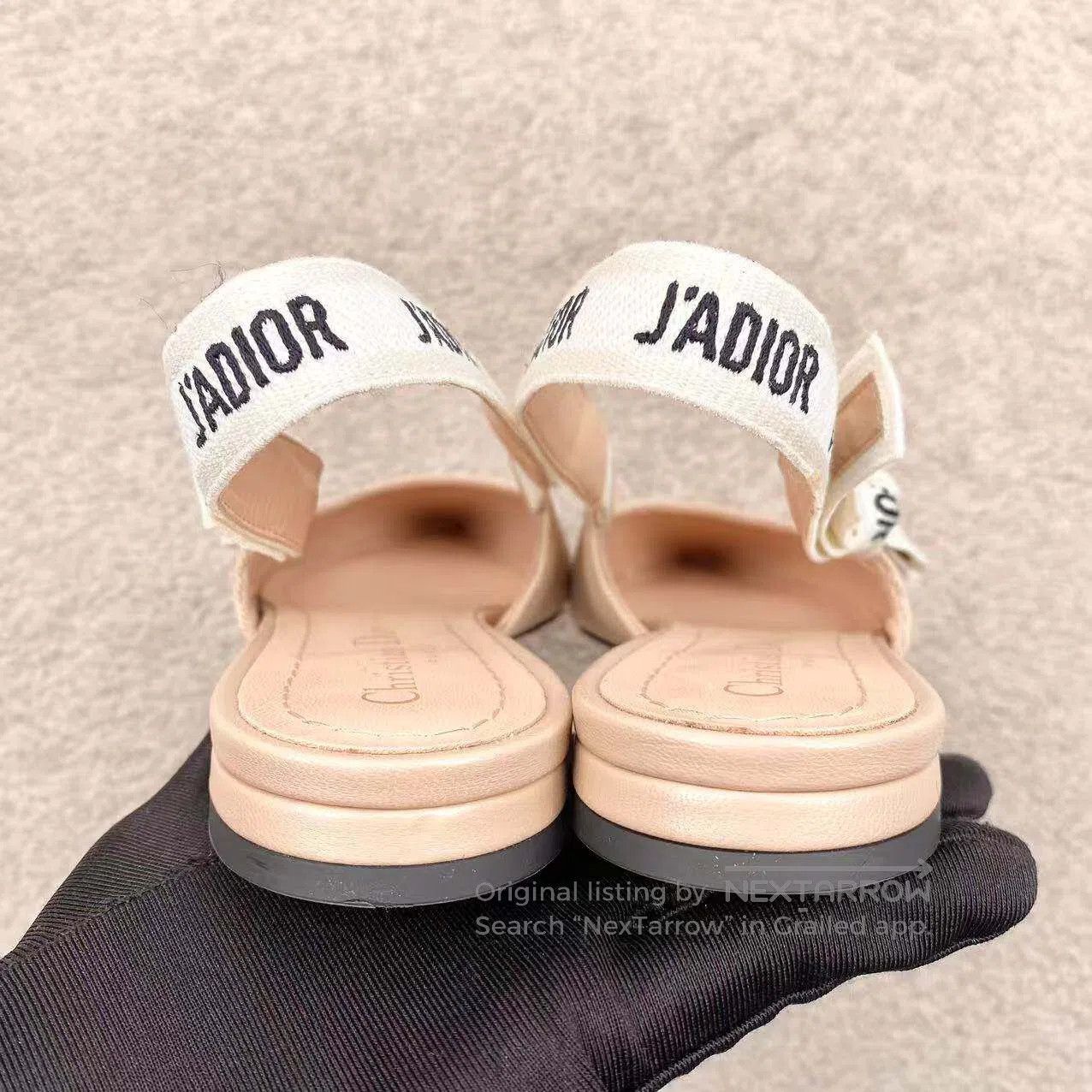 Dior Dior Pointed bow monogram logo flats| Size US 5.5 / IT 35.5 - 5 Thumbnail