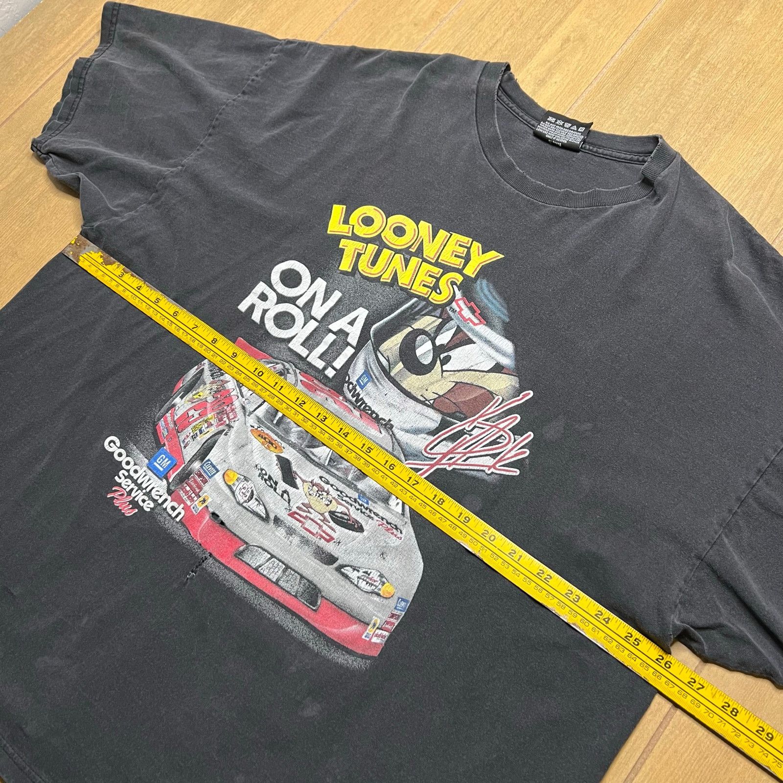 Chase Authentics Vintage 90s Kevin Harvick T Shirt 2XL Black Looney Tunes Size US XXL / EU 58 / 5 - 6 Thumbnail