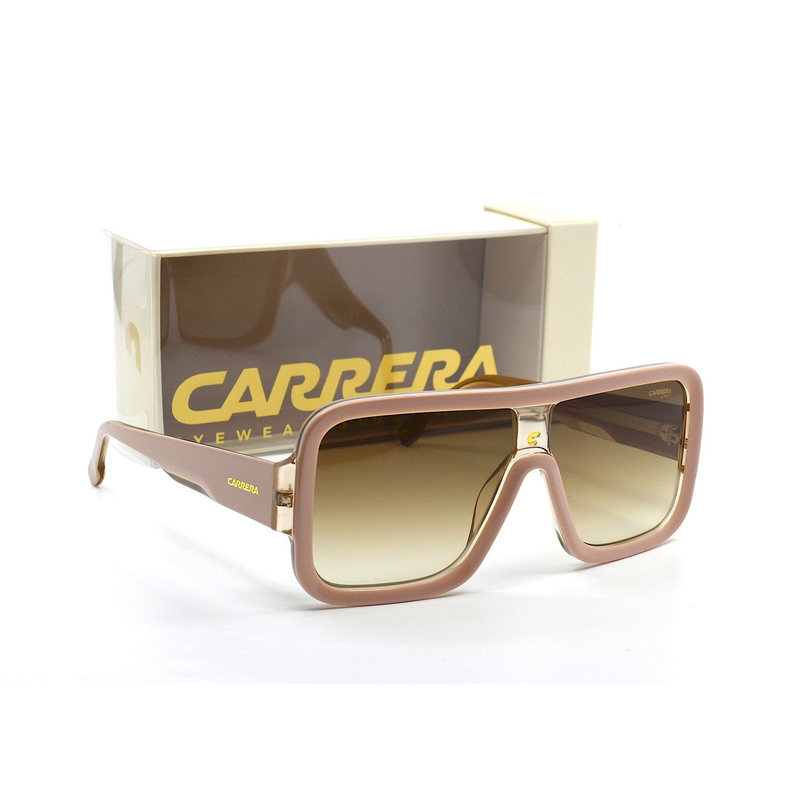 Carrera NEW CARRERA FLAGLAB 14 BEIGE BROWN GRADIENT SUNGLASSES Size ONE SIZE - 12 Thumbnail