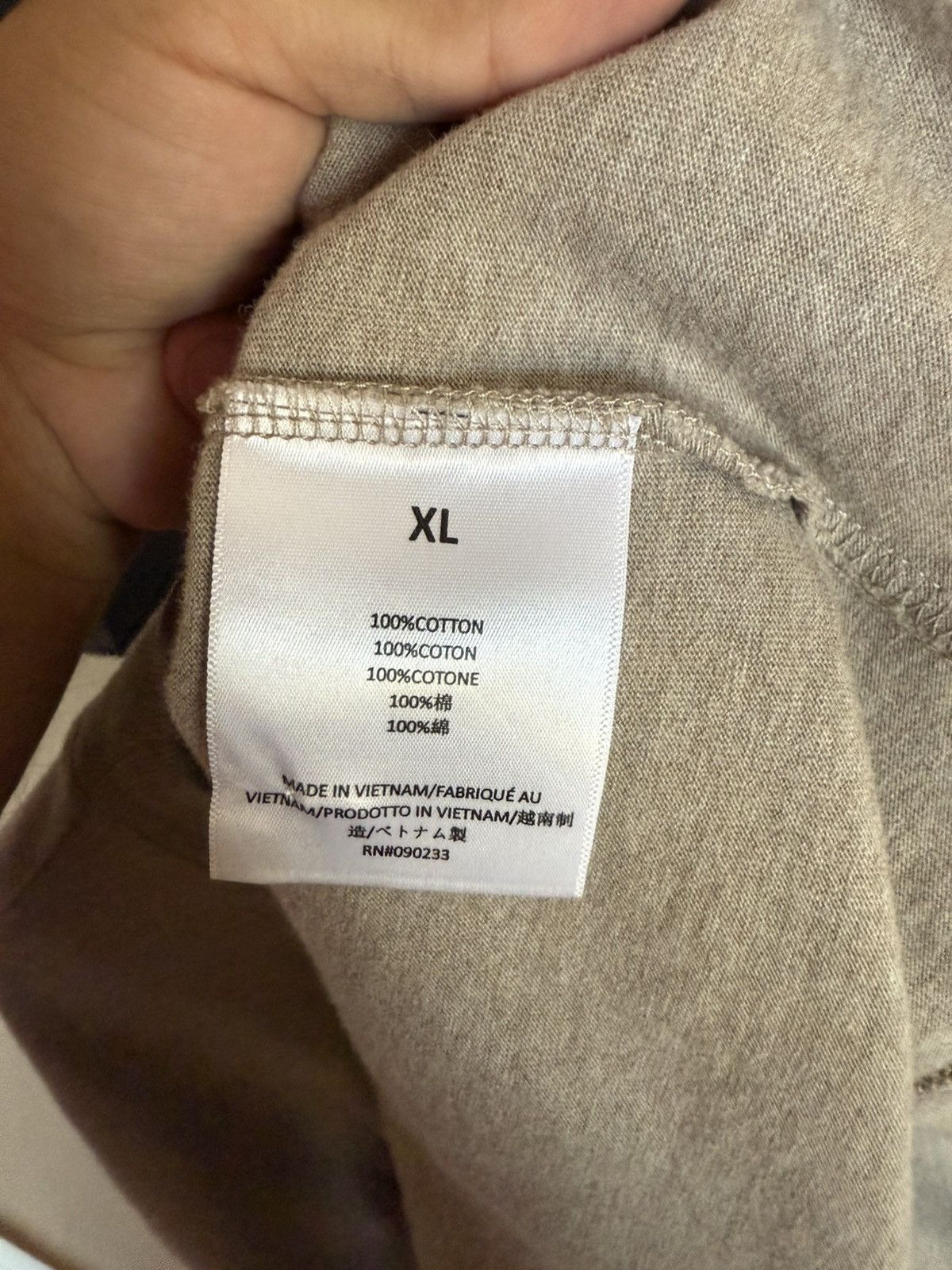 Fear of God Fear Of God Essentials Tan Long Sleeve Shirt Size US XL / EU 56 / 4 - 4 Thumbnail