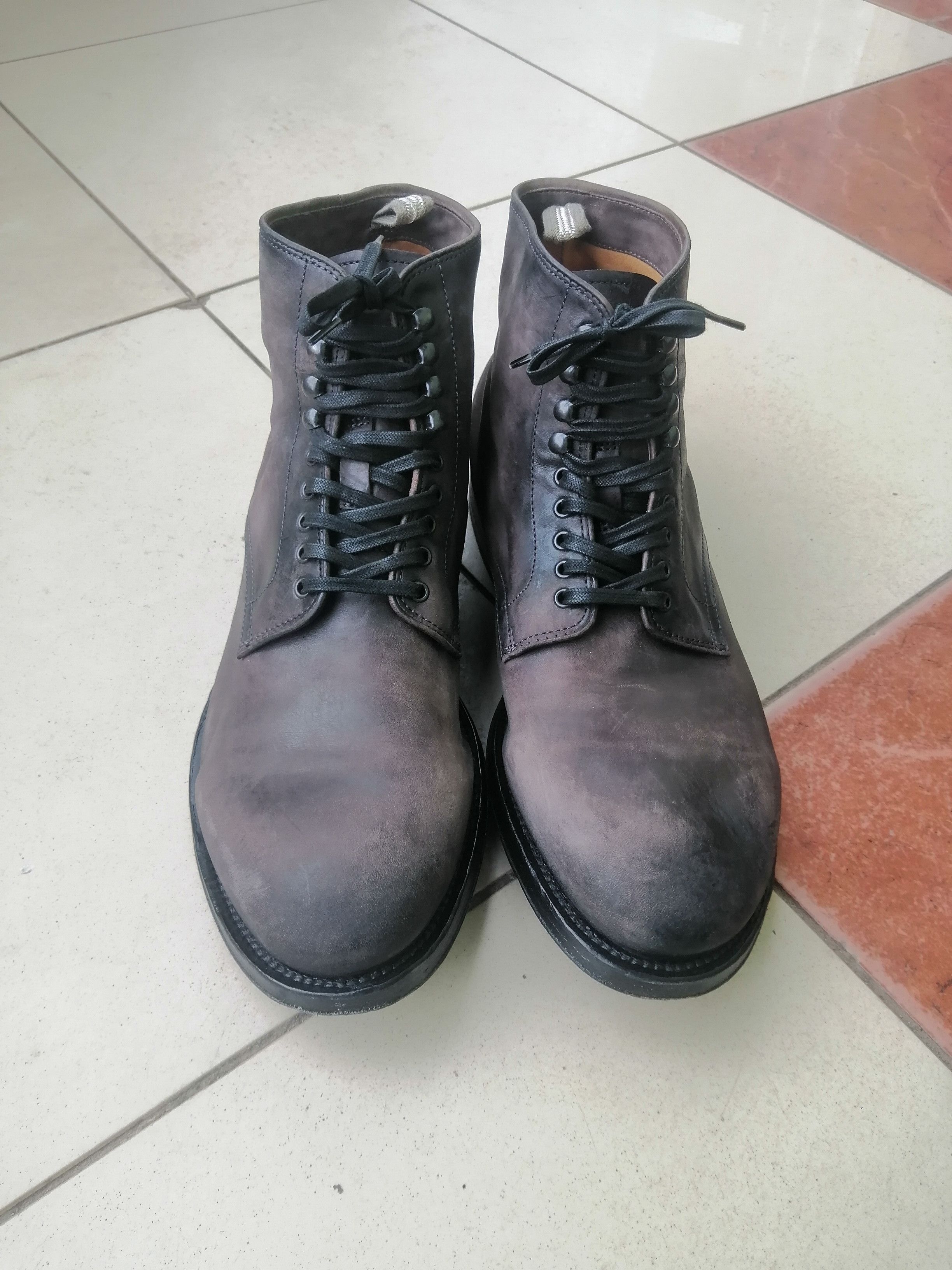 Officine Creative Officine Creative Burnished Leather Lace-Up Boots Size US 8 / EU 41 - 8 Thumbnail