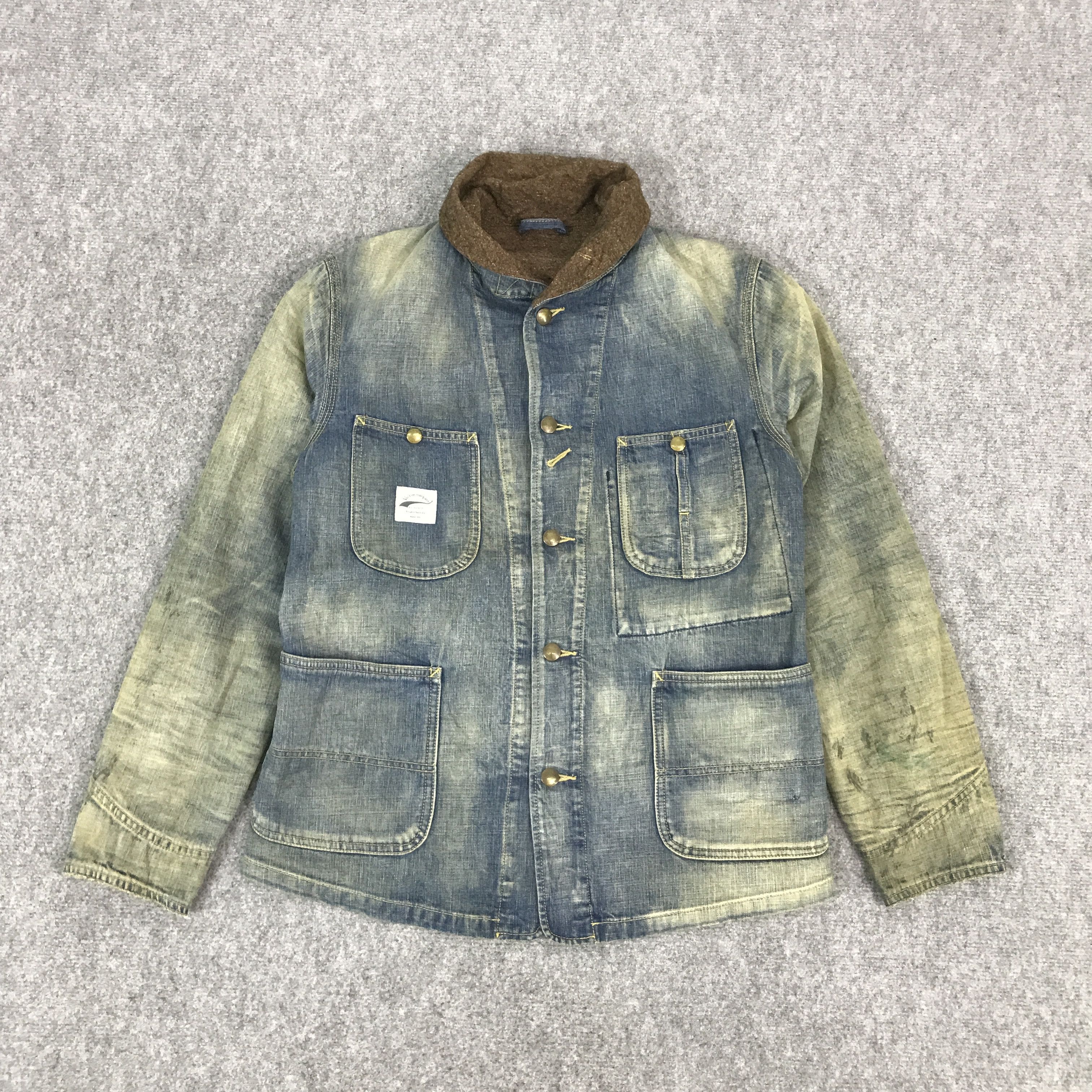 Japanese Brand VICTIM SNAP BUTTON UP BLANKET JACKET Size US M / EU 48-50 / 2 - 1 Thumbnail