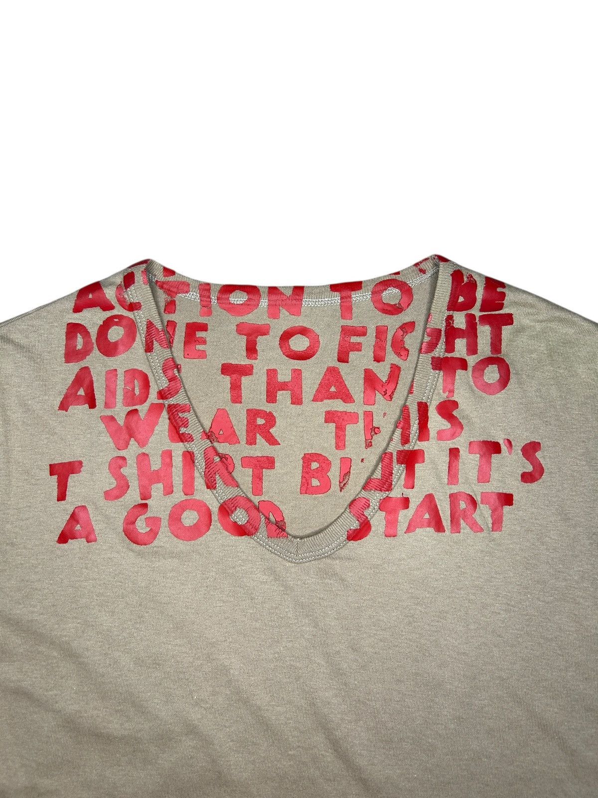 Maison Margiela F/W 08 AIDS Charity T-Shirt Size US S / EU 44-46 / 1 - 3 Thumbnail