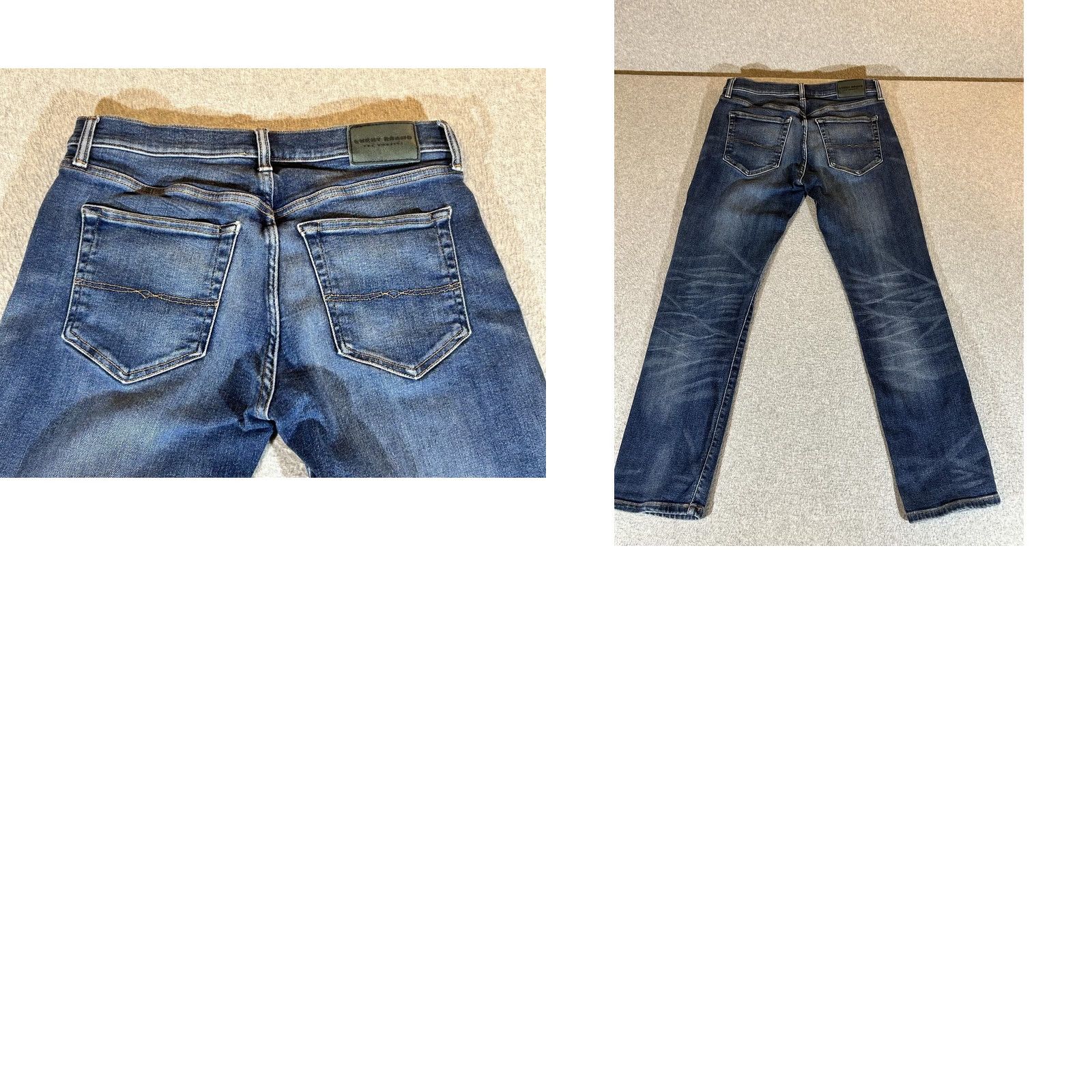 Lucky Brand Lucky Brand Jeans Mens 121 Slim Stretch Straight Blue Denim Medium Wash 31x30 Size US 31 - 9 Thumbnail