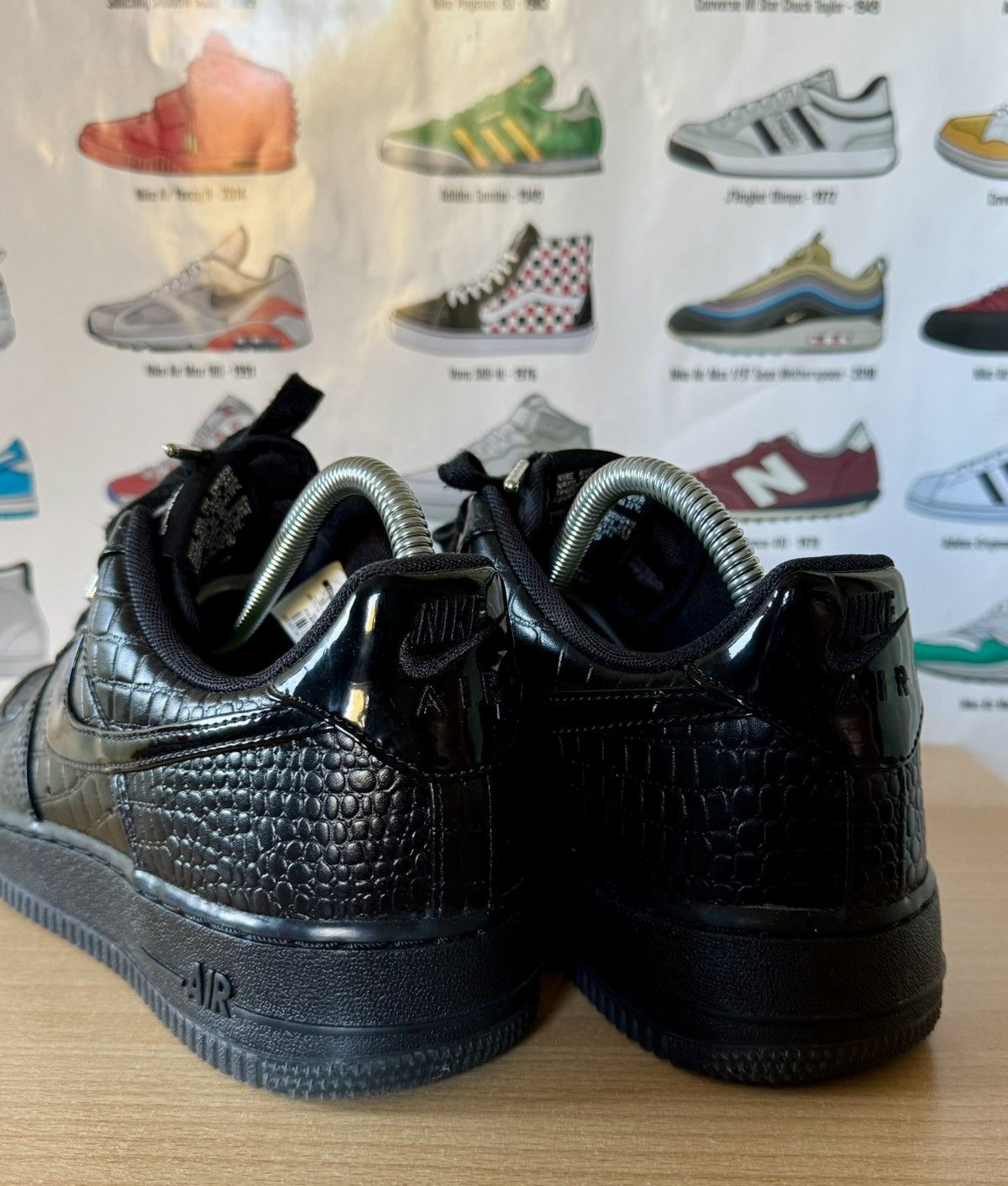 Nike Nike air force 1 Black Croc Size US 10 / IT 40 - 5 Thumbnail