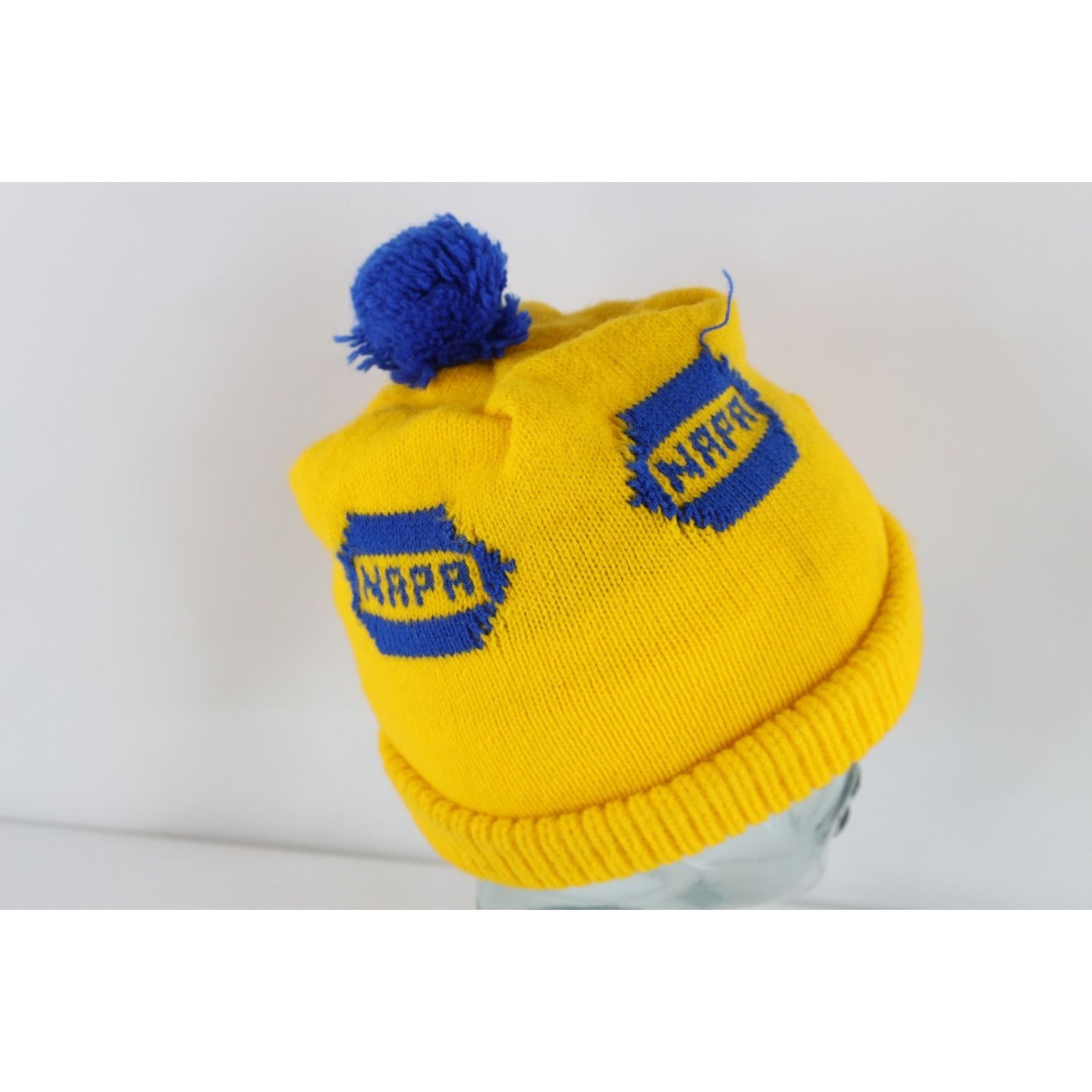 Vintage Vintage 80s 90s Spell Out NAPA Auto Parts Racing Beanie Hat Size ONE SIZE - 9 Thumbnail