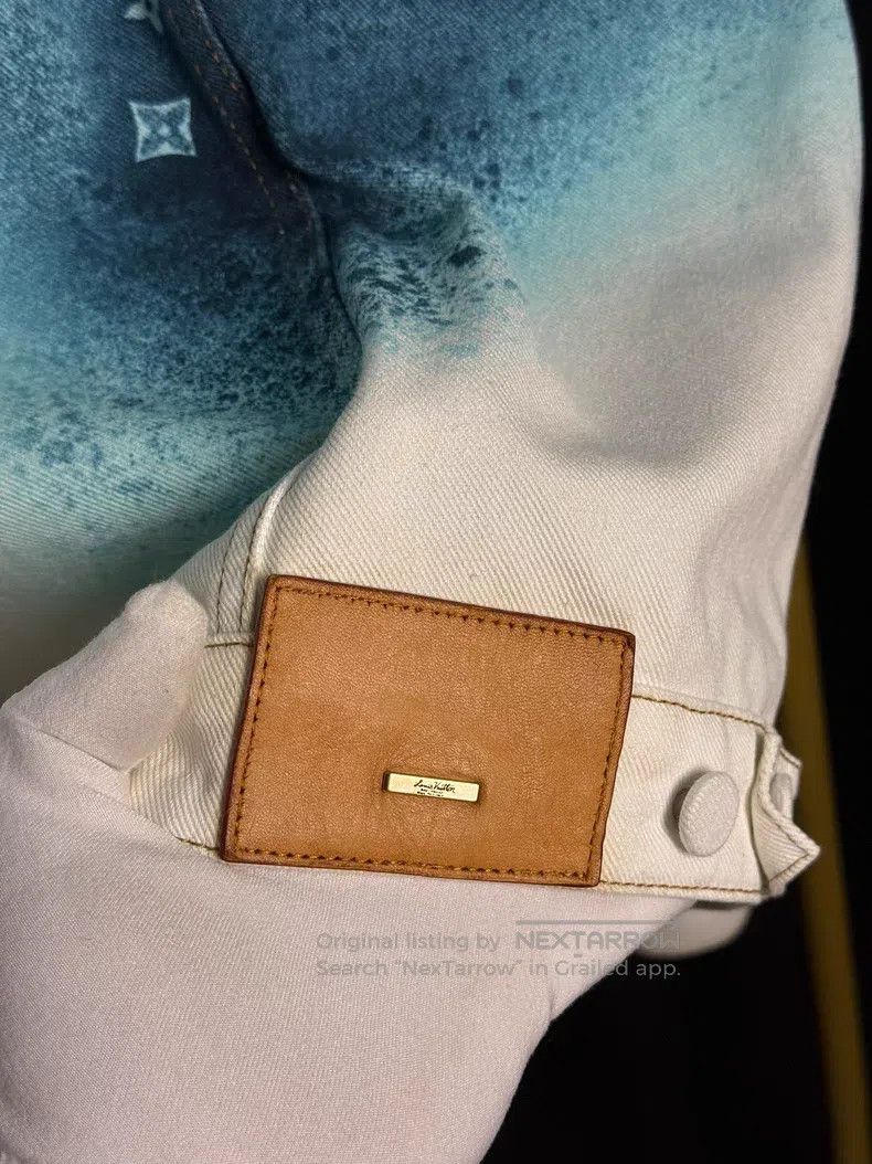 Louis Vuitton Louis Vuitton White ink-splashed denim jacket Size US M / EU 48-50 / 2 - 5 Thumbnail