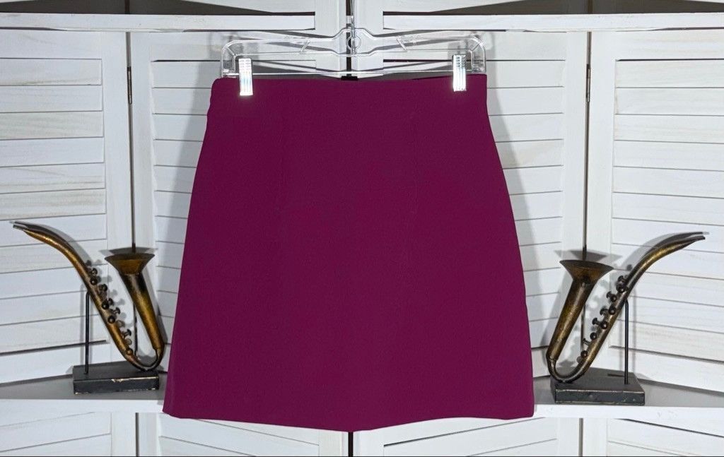 Express Express Y2K style mini skirt dark hot pink 2 front pockets S Size 27" / US 4 / IT 40 - 2 Thumbnail