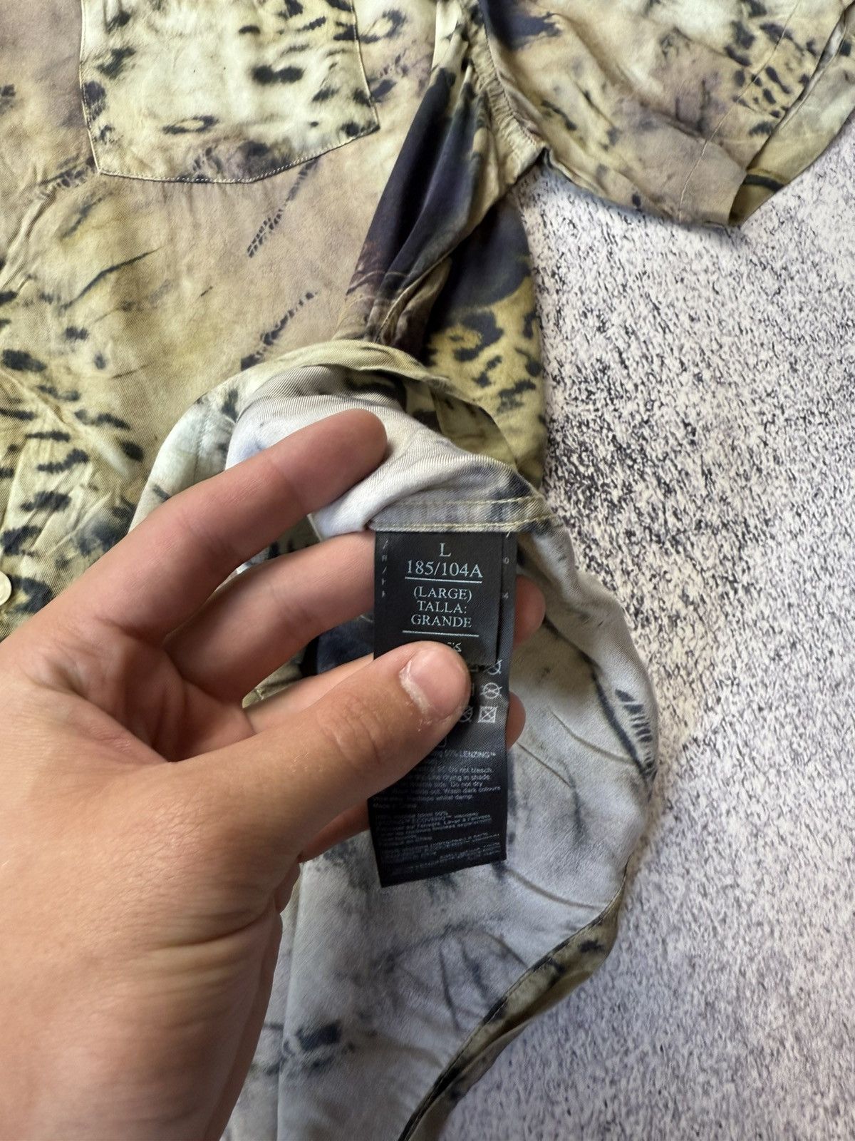 Allsaints Designer Allsaints AWA Leopard Hawaii crazy oversize shirt Size US L / EU 52-54 / 3 - 17 Thumbnail