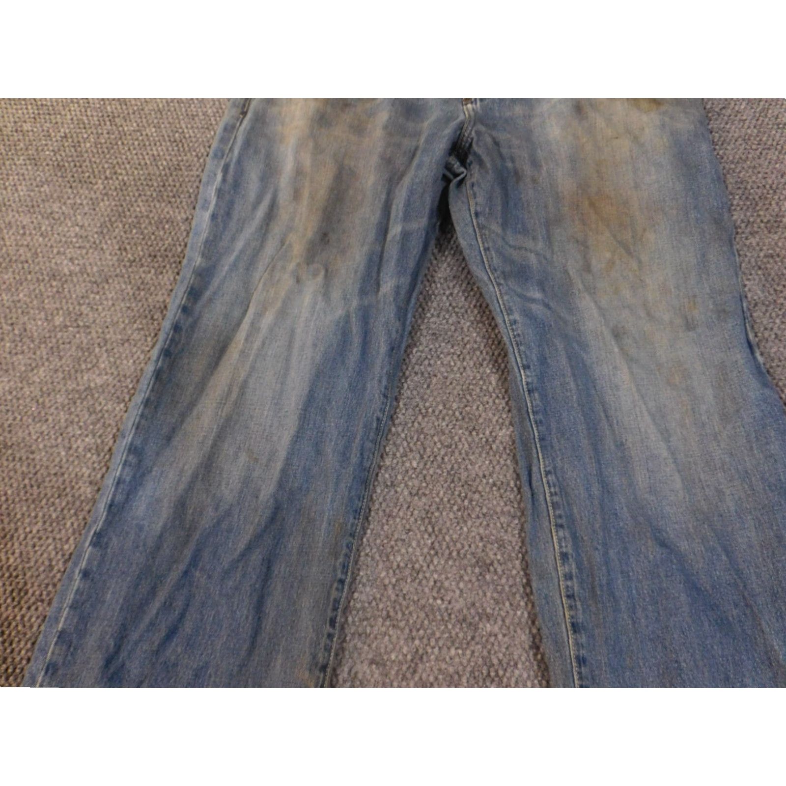 Sean John Sean John Jeans 36x32 Mens Vintage Straight Distressed Hip Hop Blue Blue Jeans Classic Fit 36in Inseam 32in Waist Size US 36 / EU 52 - 4 Thumbnail