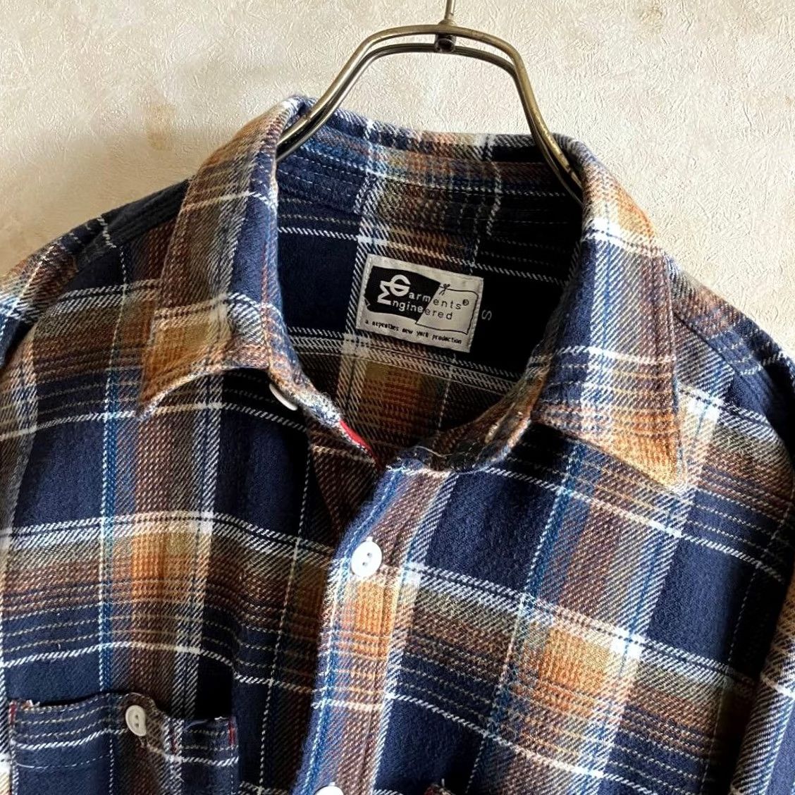 Engineered Garments ENGINEERED GARMENTS OMBRE CHECK FLANNEL SHIRT MEN MULTICOLOR COTTON SIZE M USED Size US M / EU 48-50 / 2 - 7 Thumbnail