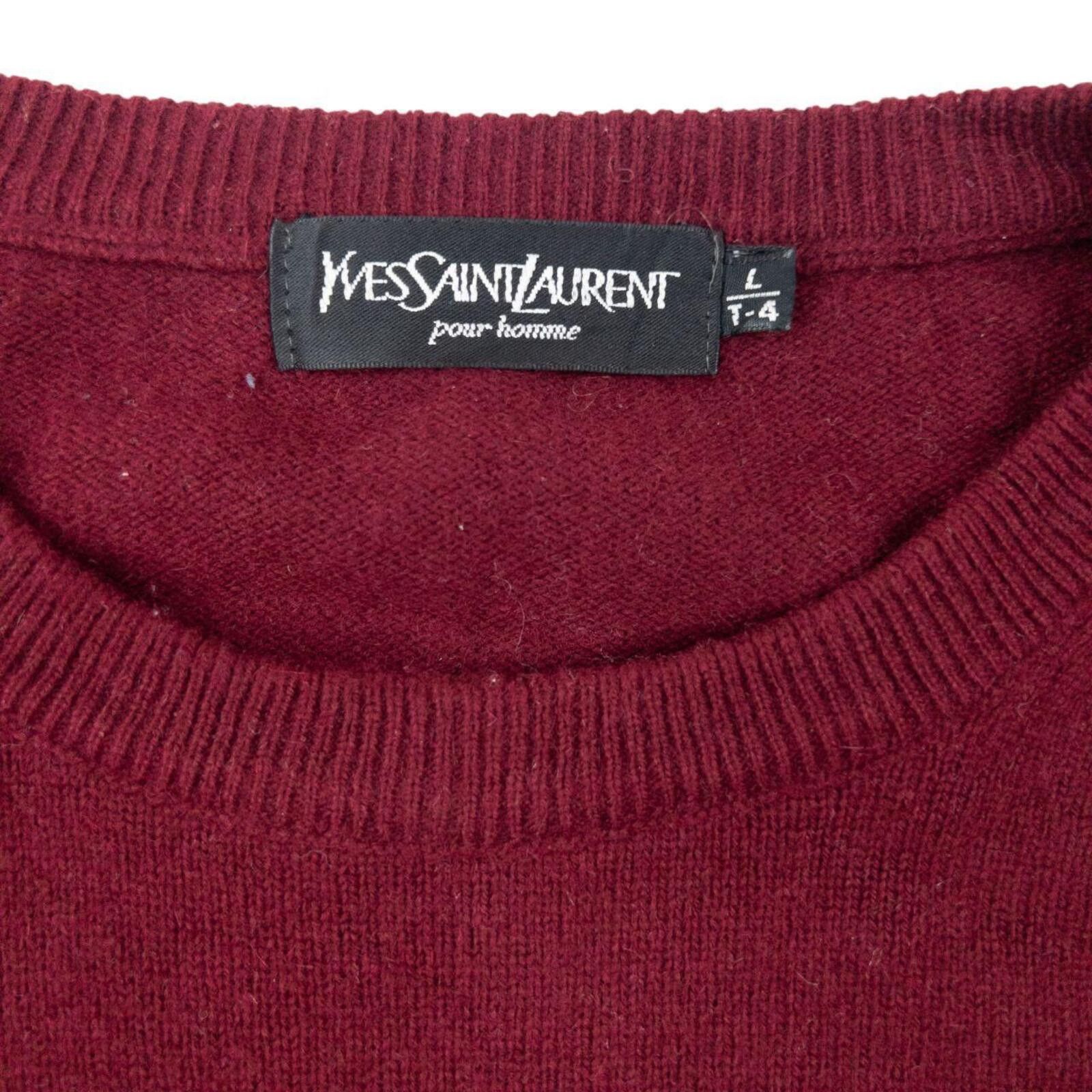 Yves Saint Laurent Vintage 90s YSL Yves Saint Laurent Wool Jumper Size L Size US L / EU 52-54 / 3 - 4 Thumbnail