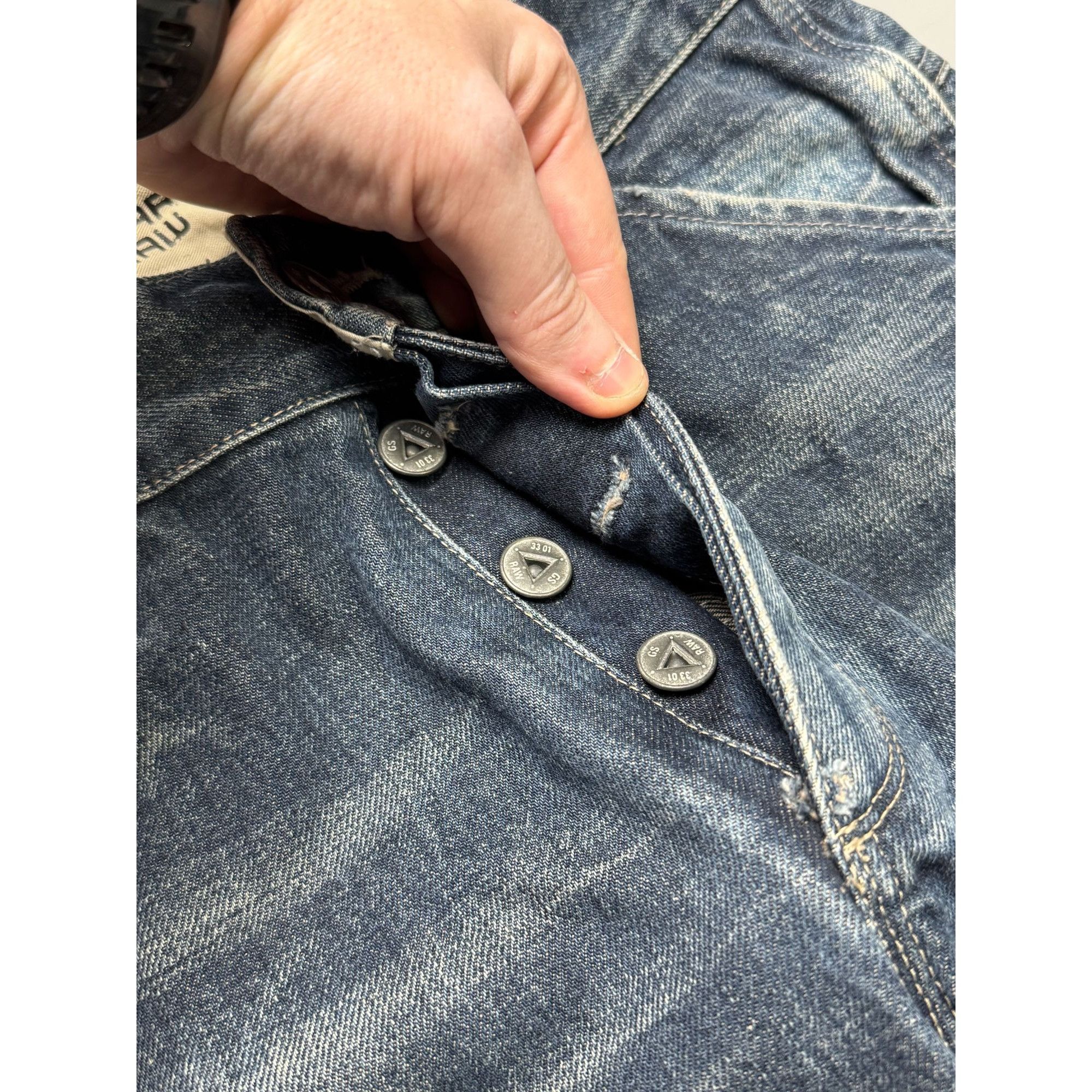 G-Star G-Star Vintage Denim Cargo Pants (Y1158) Size US 29 - 7 Thumbnail