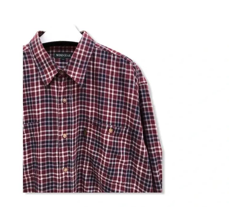 Vintage Vintage Windgear Plaid Tartan Flannel Shirt 👕 Size US L / EU 52-54 / 3 - 2 Thumbnail
