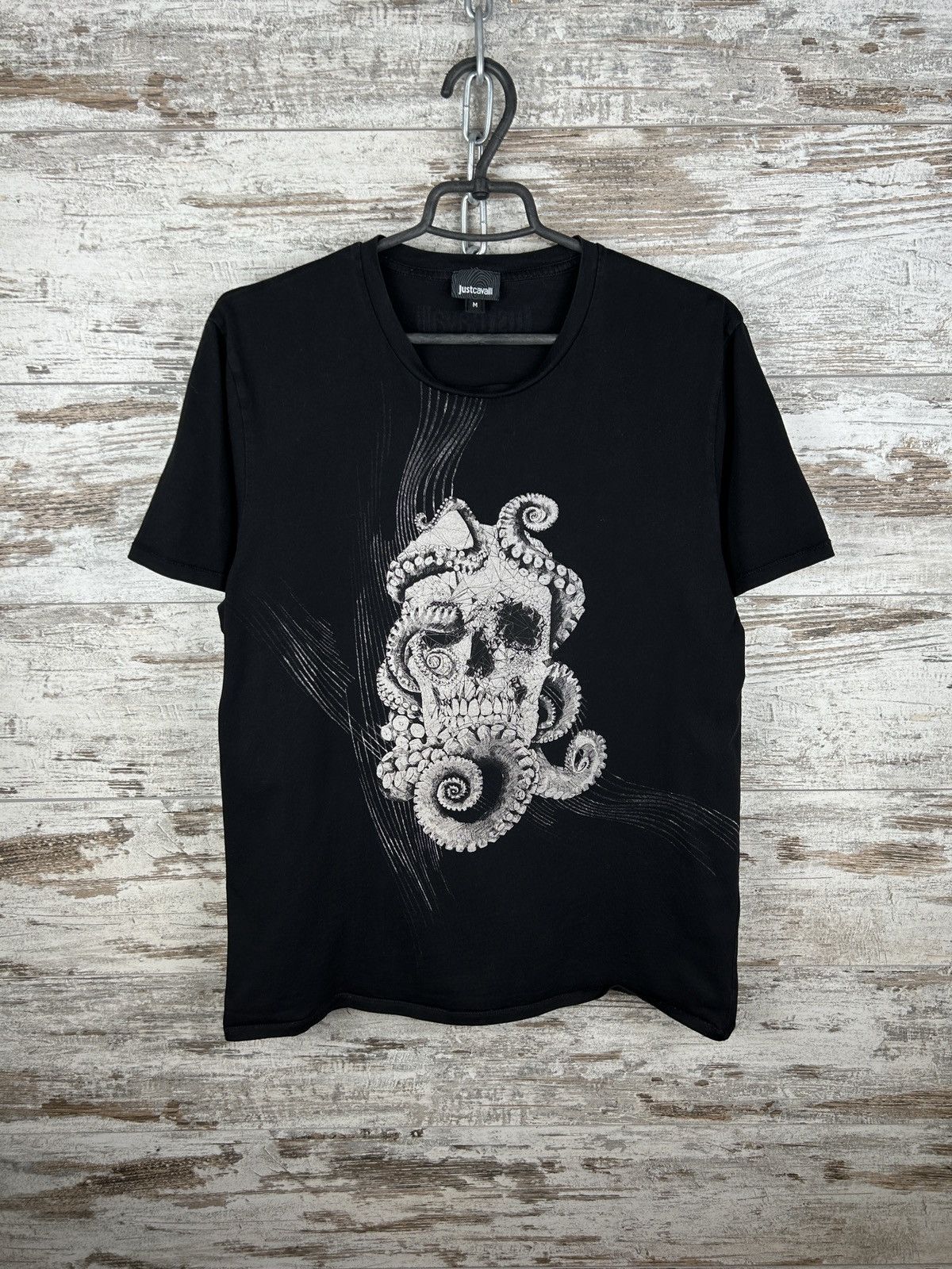 Just Cavalli × Vintage Mens Vintage Just Cavalli T-shirt luxury tee dragon Medusa Size US M / EU 48-50 / 2 - 3 Thumbnail