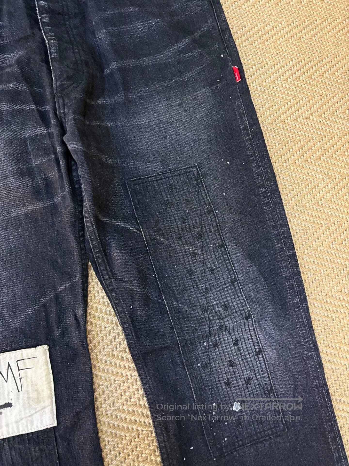 Wtaps Wtaps Lamf 09ss Black Spider Denim Pants. Size US 34 / EU 50 - 4 Thumbnail