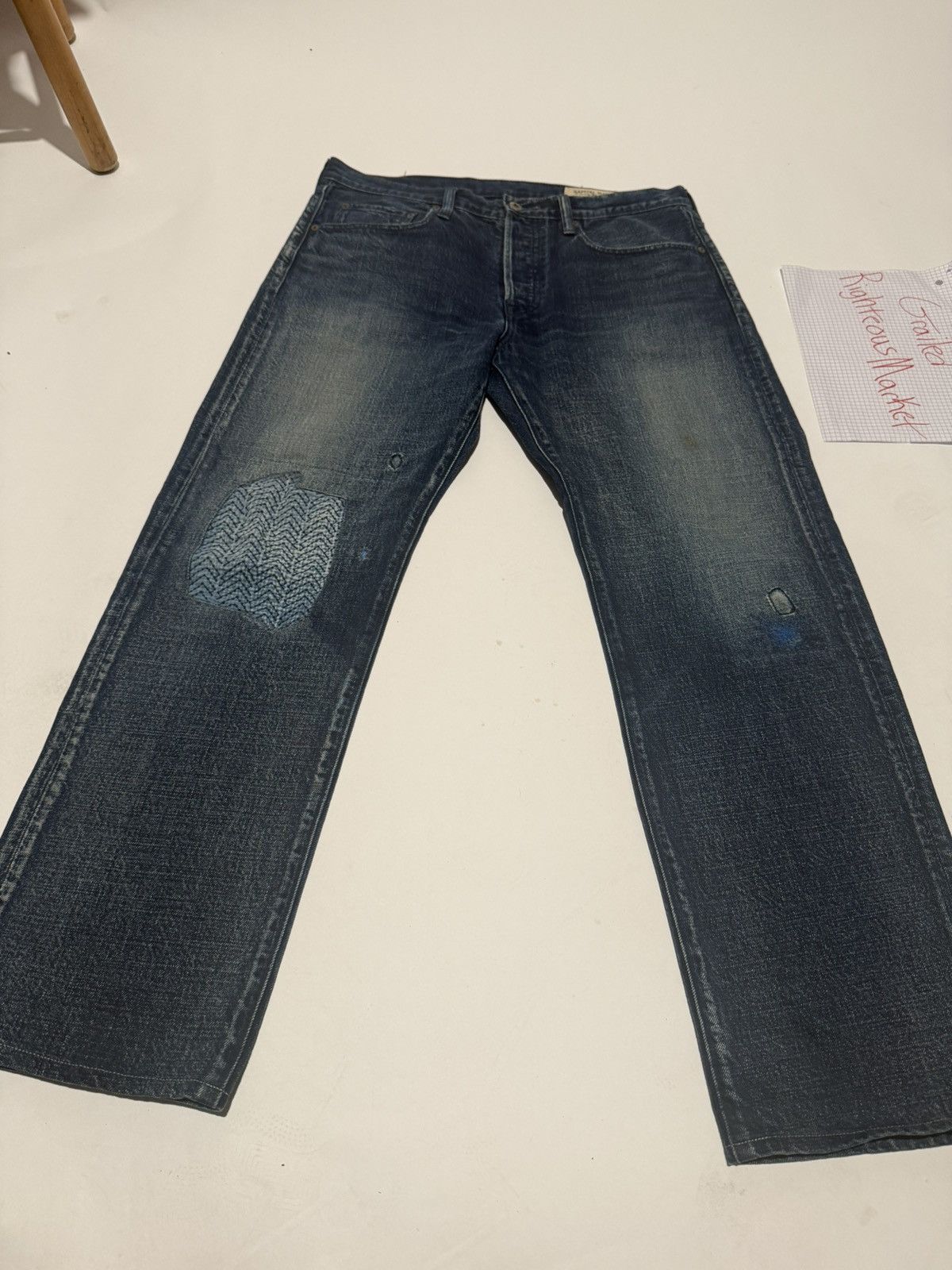Kapital Kapital Knee Damaged Denim Size US 36 / EU 52 - 1 Thumbnail